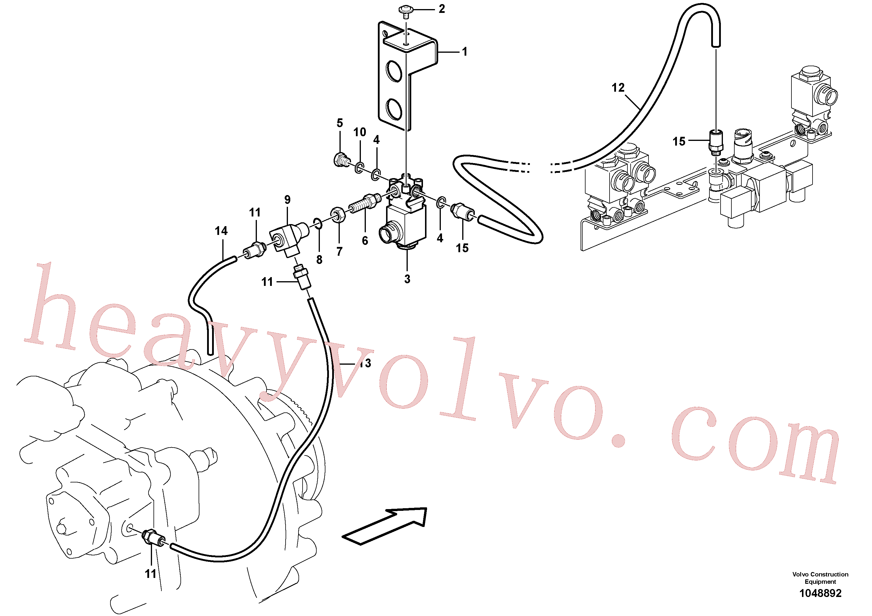 China Made VOE1078318 Solenoid valve parts for Volvo Excavator