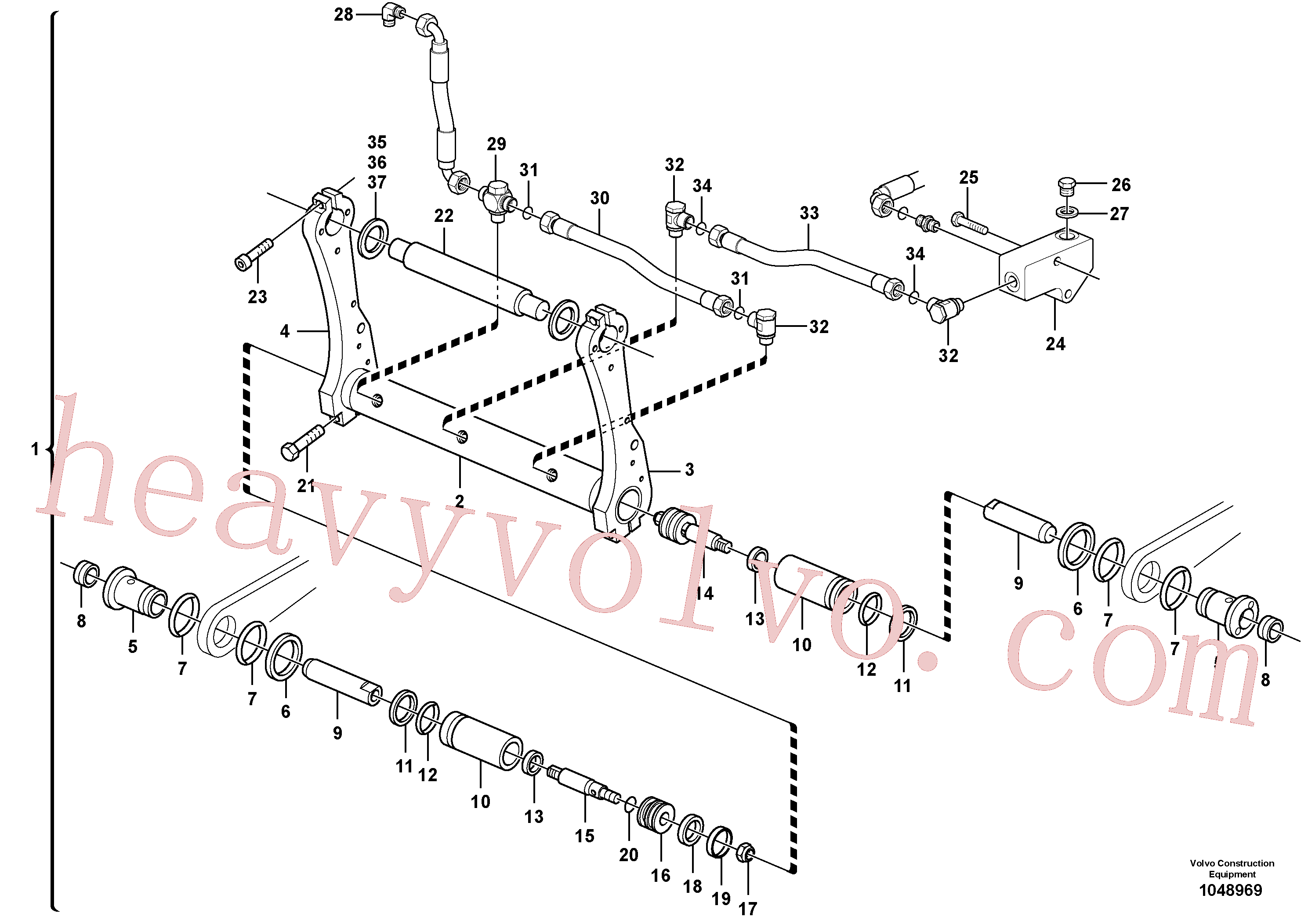 ZM2802506 Hose for Volvo Excavator Parts