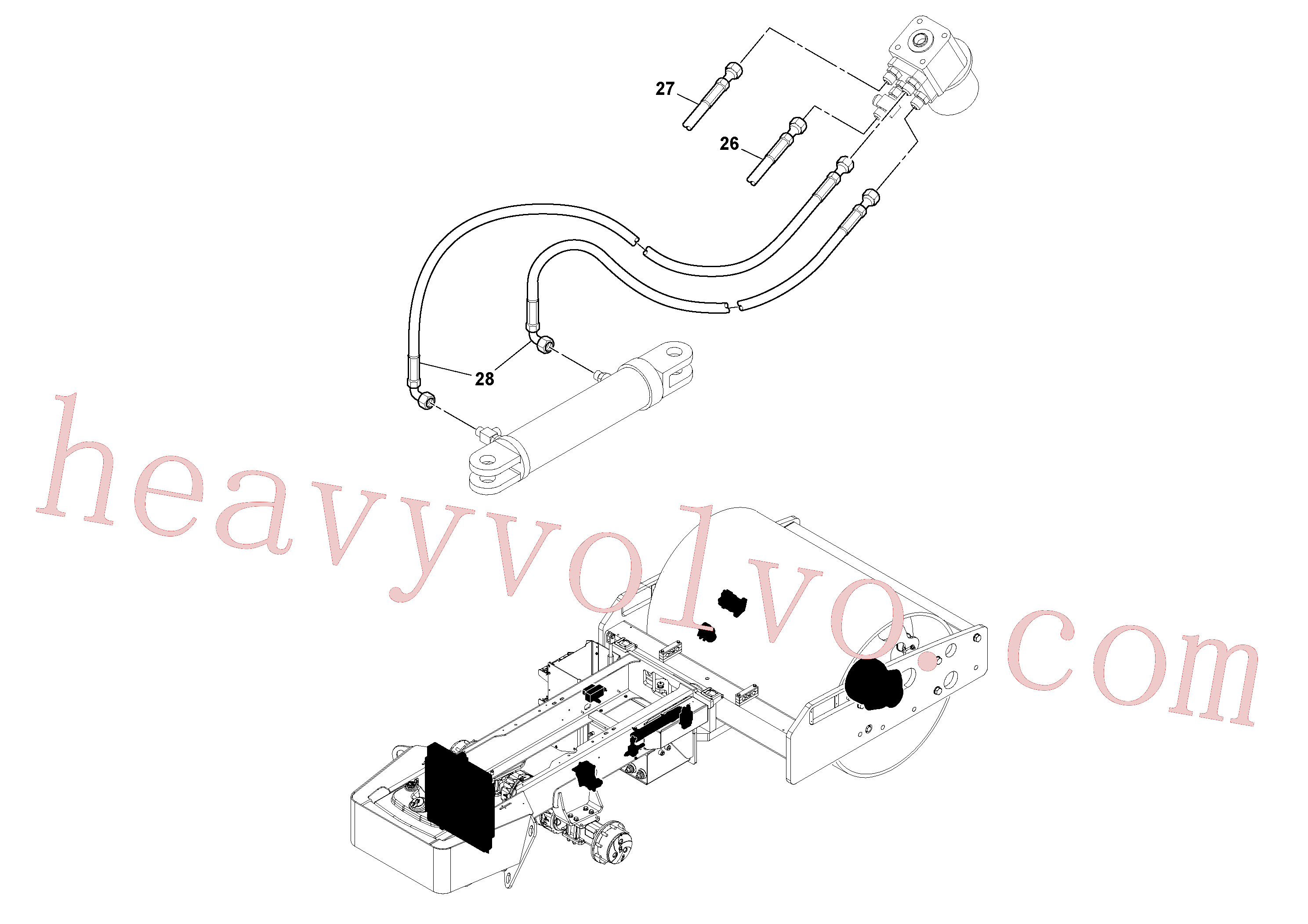Wholesale RM13204359 Hose assembly for Volvo Excavator