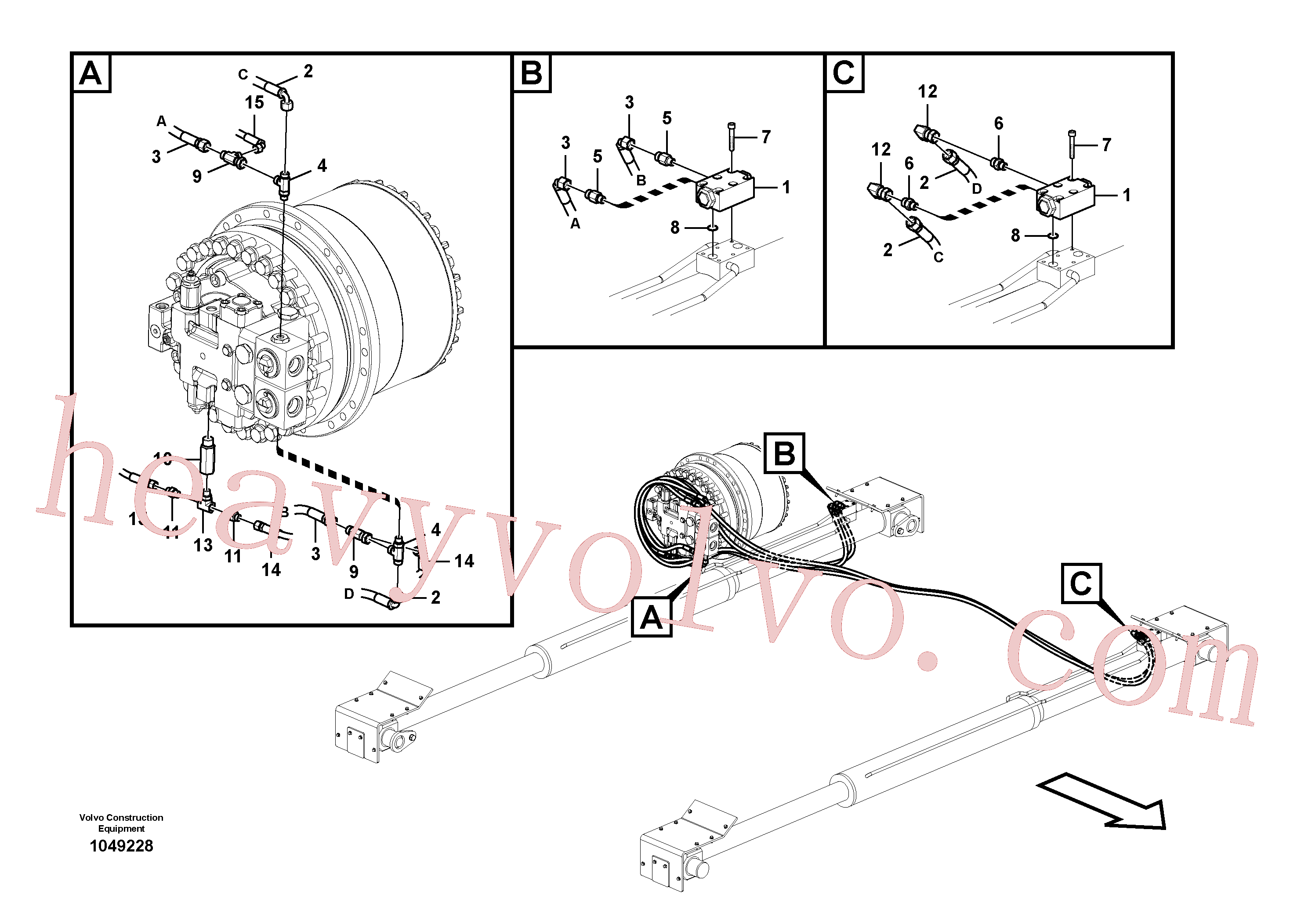 China Made VOE15131089 Eternity/2 parts for Volvo Excavator