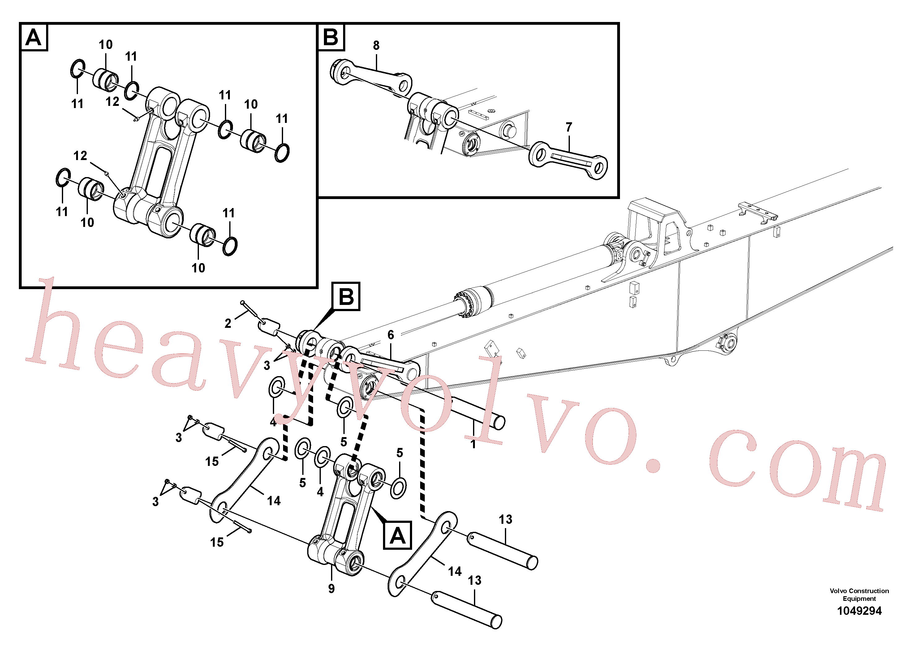 Volvo Assembly VOE14563075 Connecting rod for sale