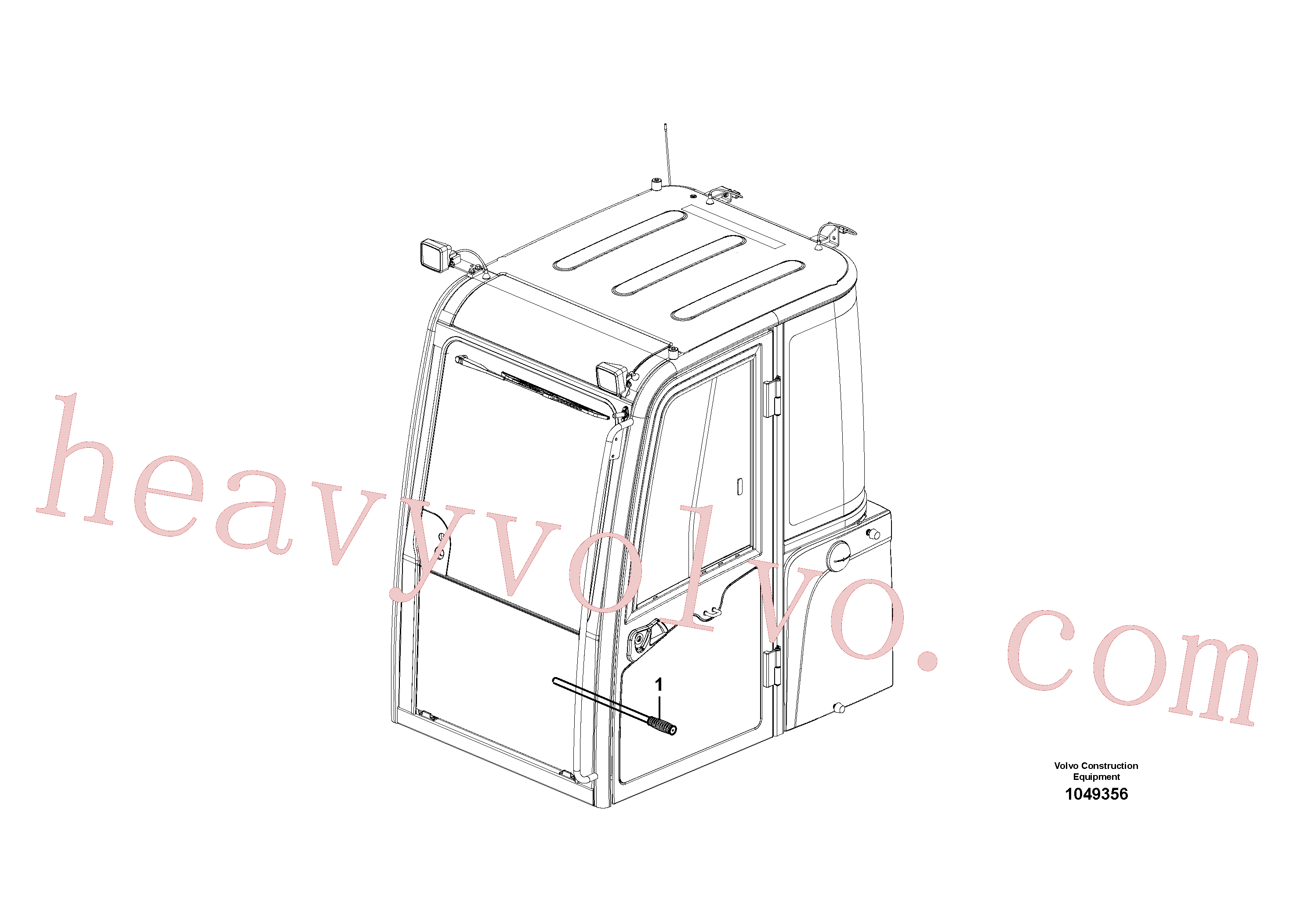 VOE15623585 Handle for Volvo Excavator Parts