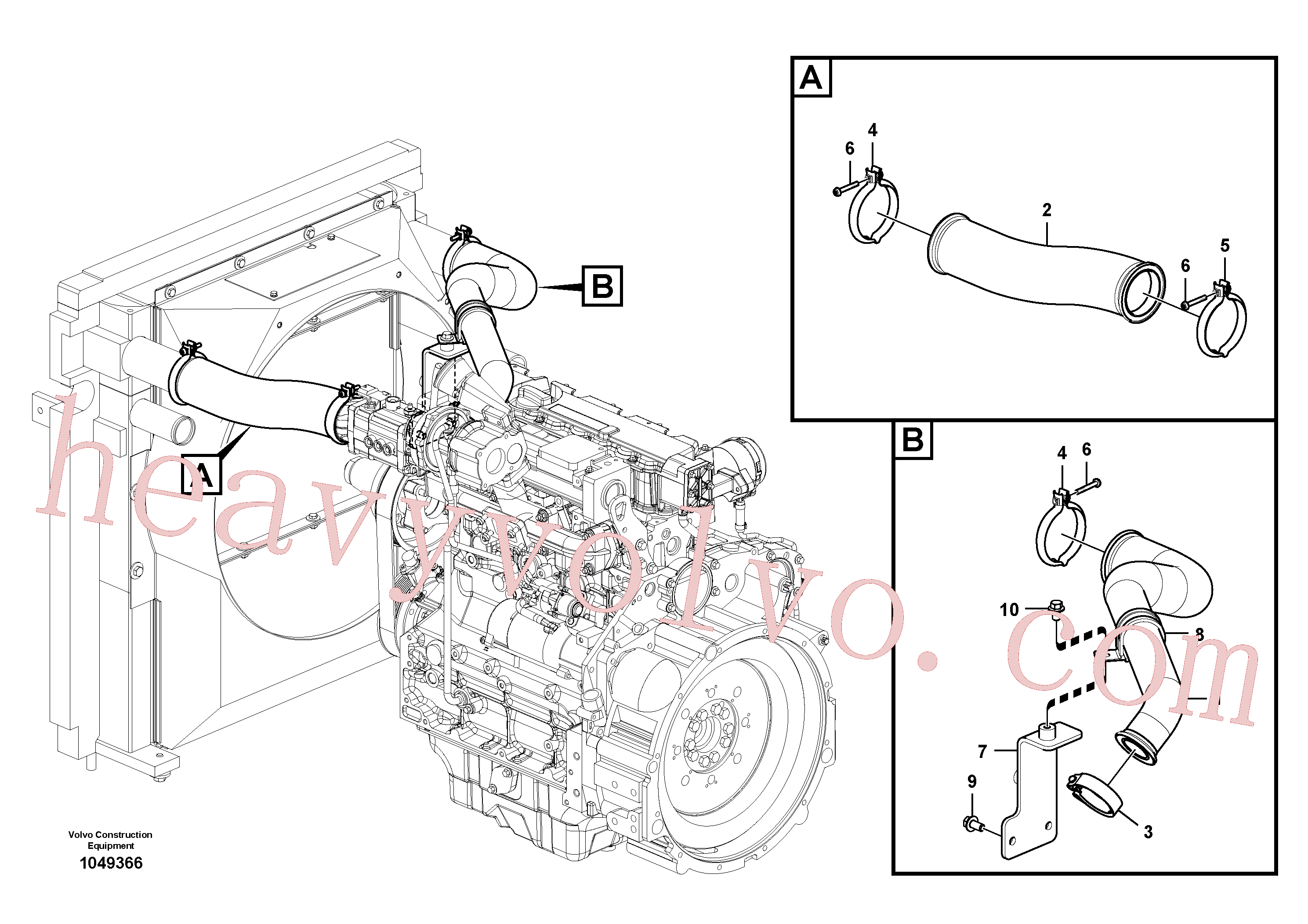 China Made VOE14566371 Clip parts for Volvo Excavator