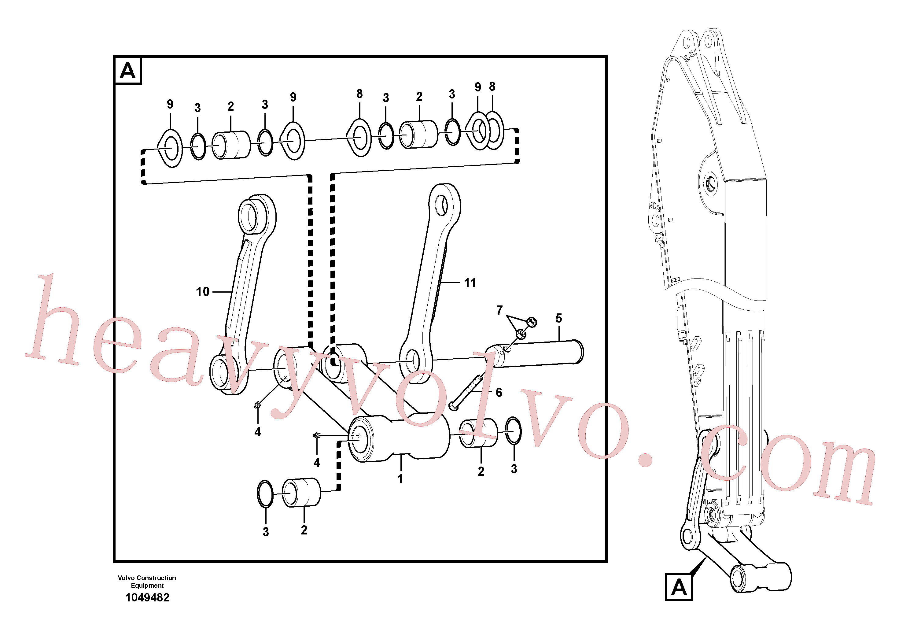 Volvo Assembly VOE14716436 Shim for sale