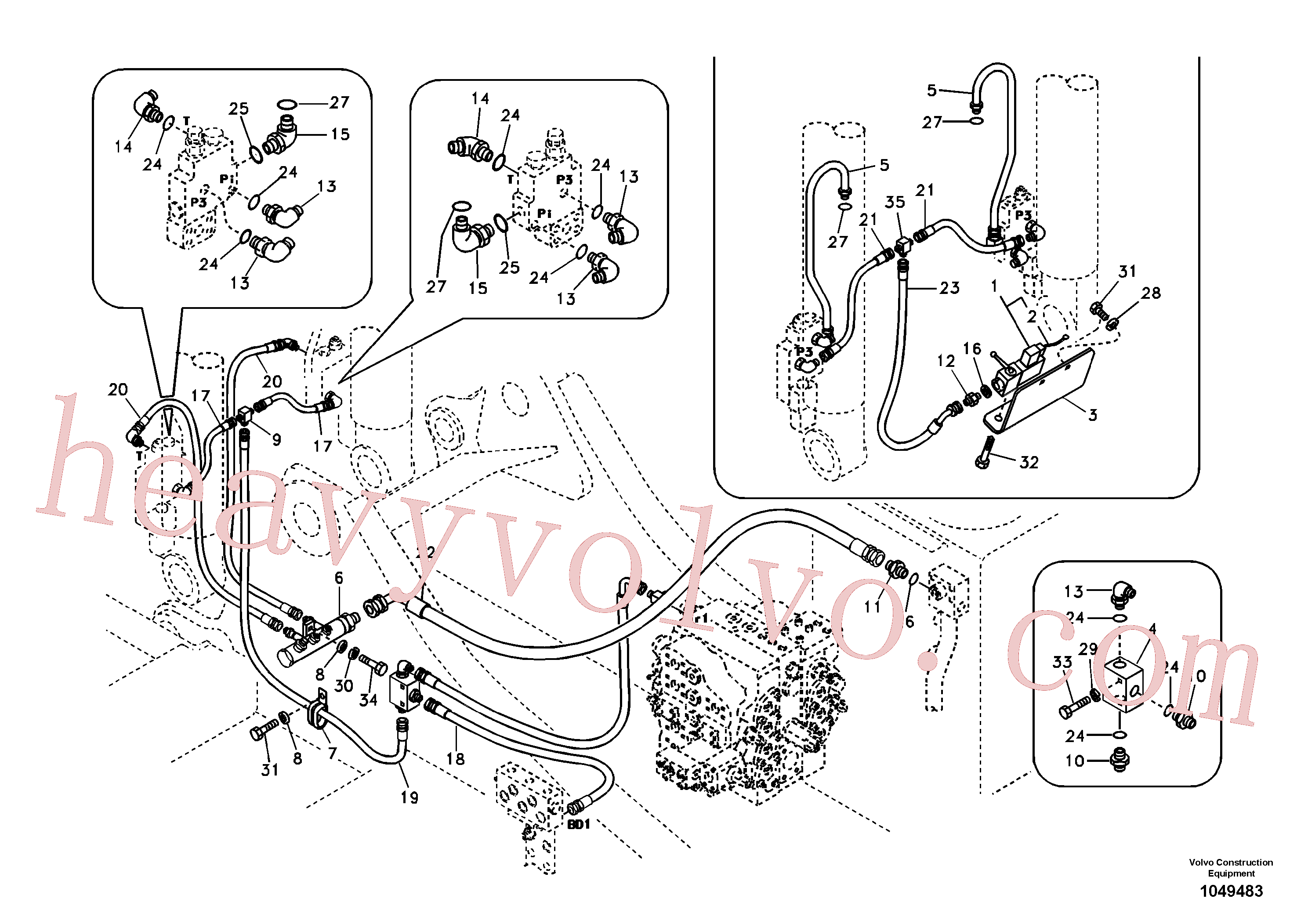 Volvo Assembly SA1174-51082 Pipe for sale