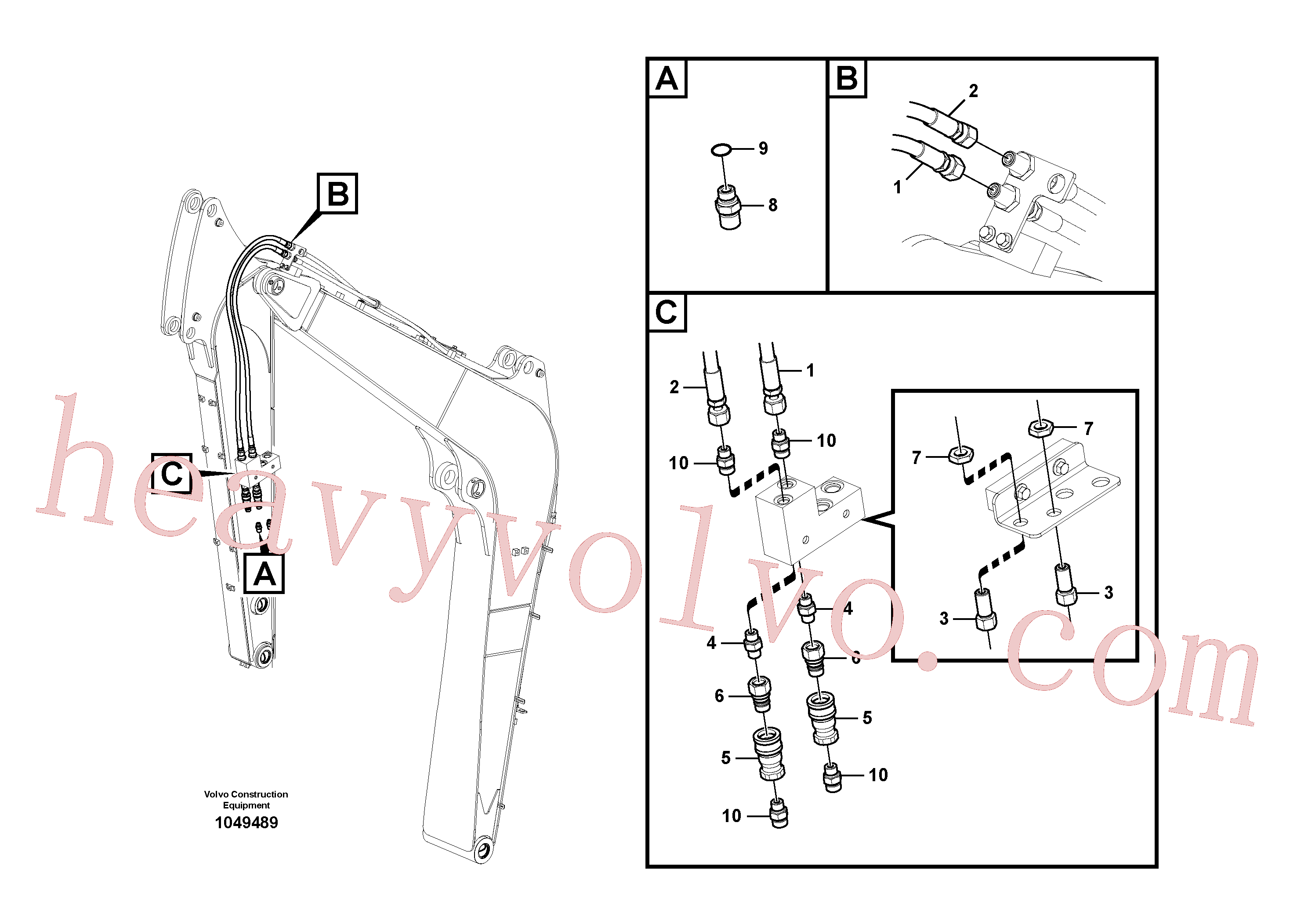 VOE14660429 Cover for Volvo Excavator Parts