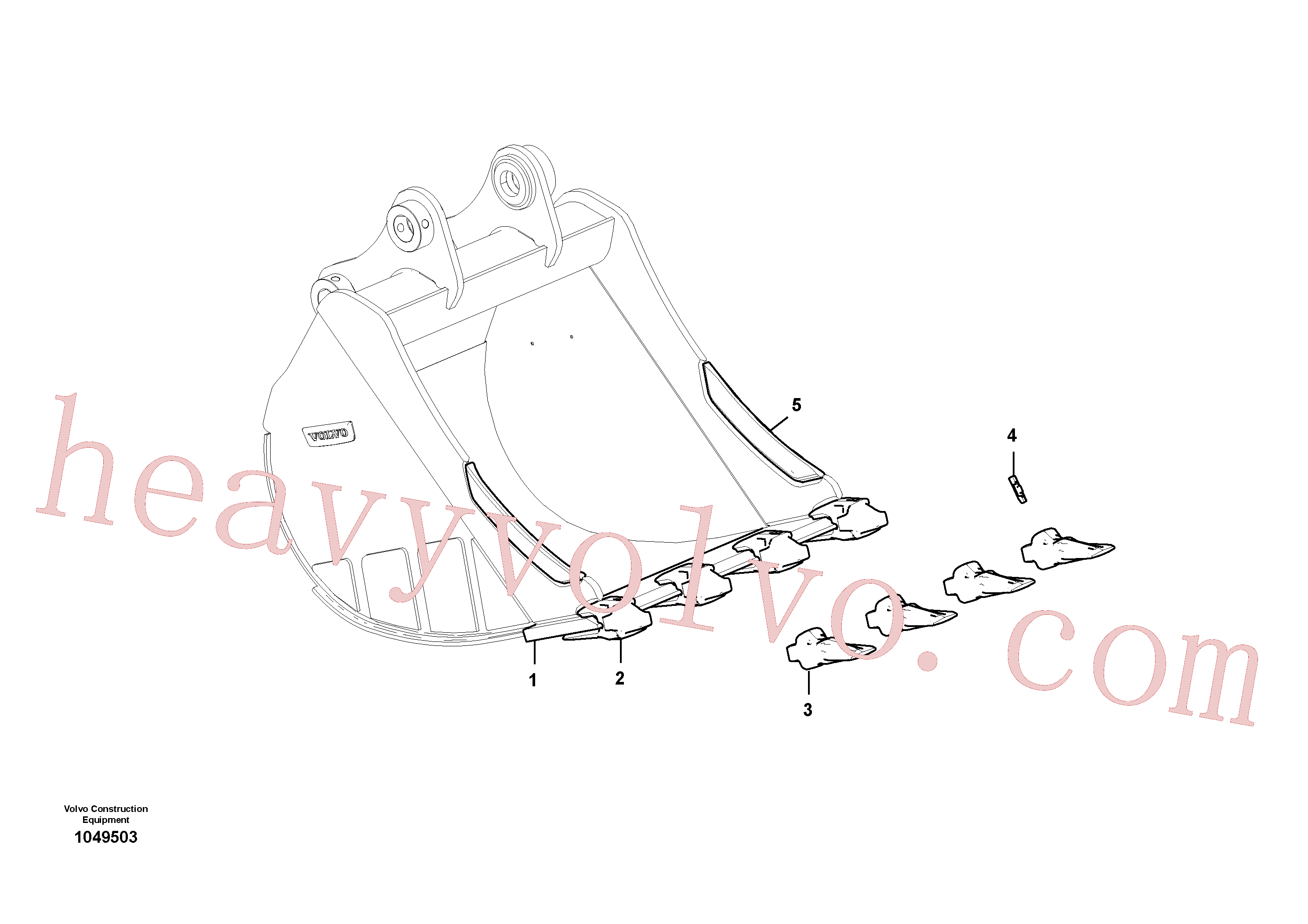 China Made VOE14644055 Plate parts for Volvo Excavator