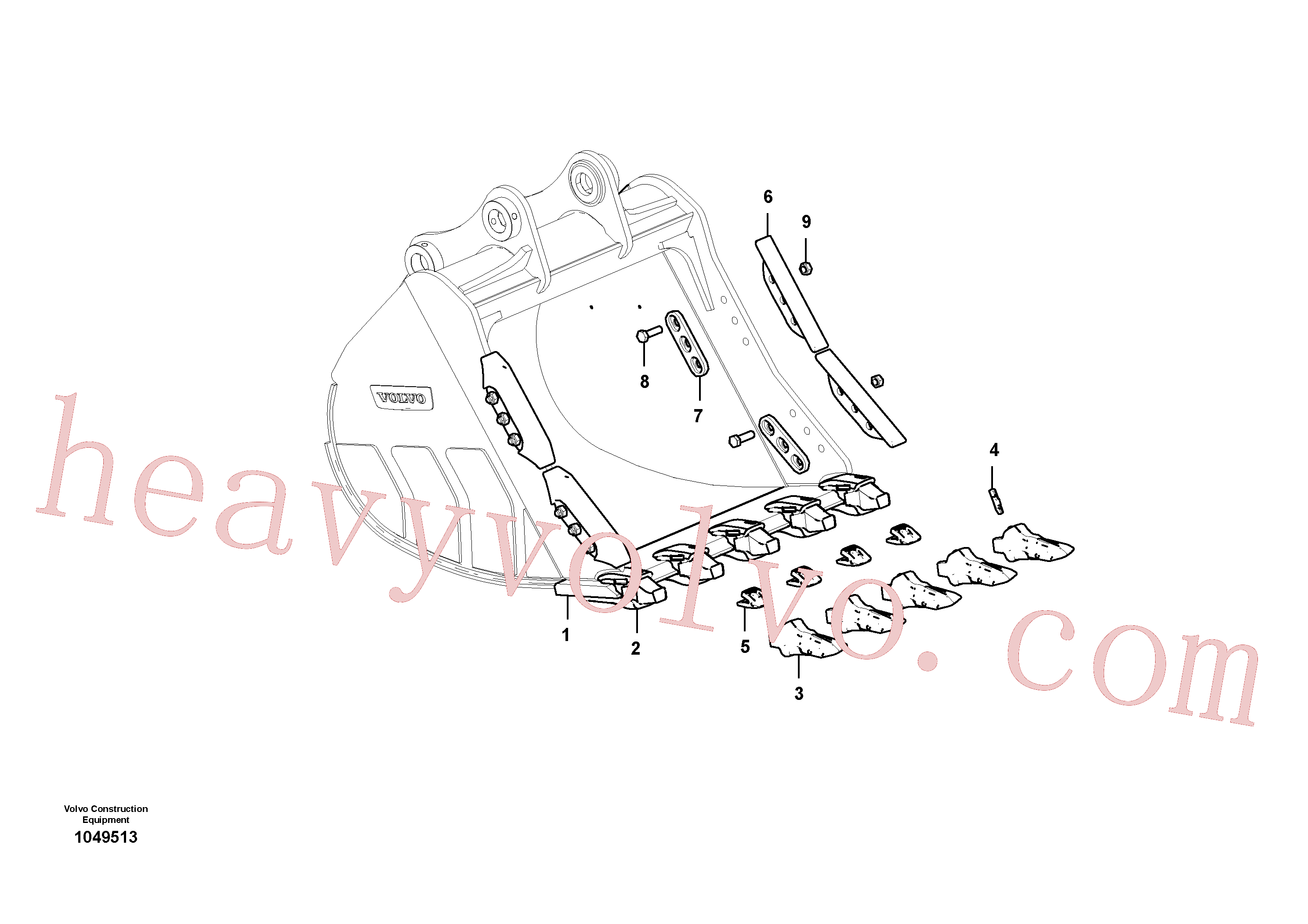 Wholesale SA9011-22416 Hexagon screw for Volvo Excavator