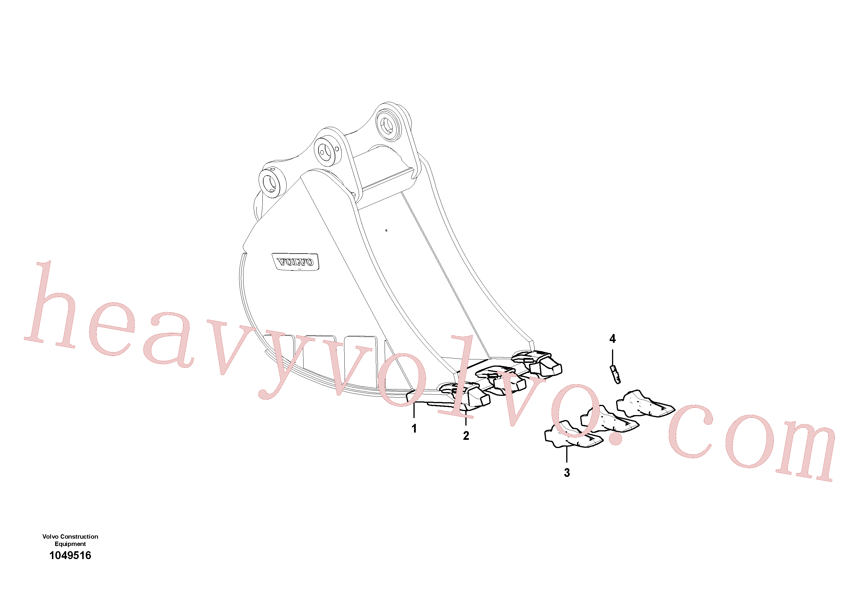 Volvo Assembly VOE14624279 Tooth for sale