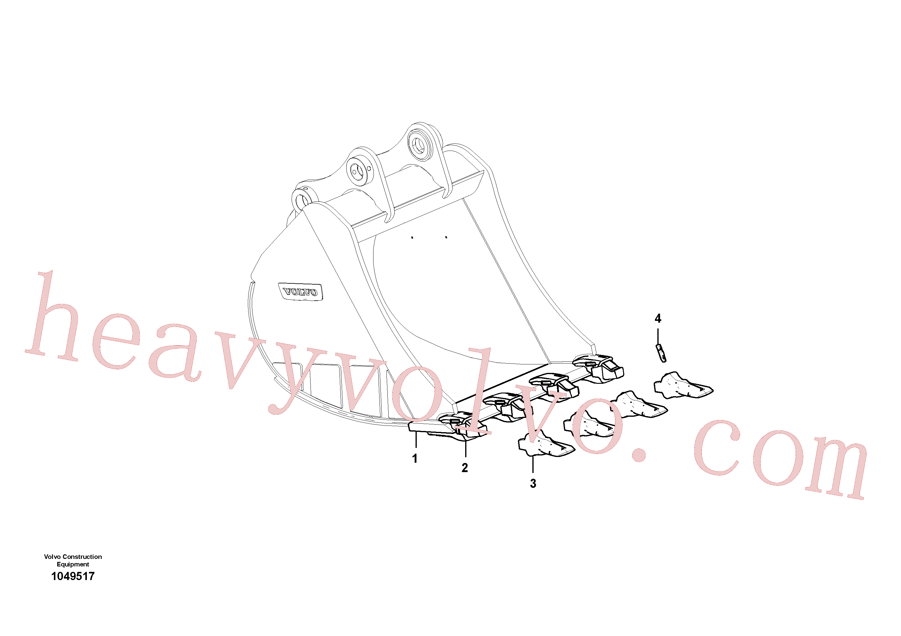 Wholesale VOE14652945 Bucket for Volvo Excavator