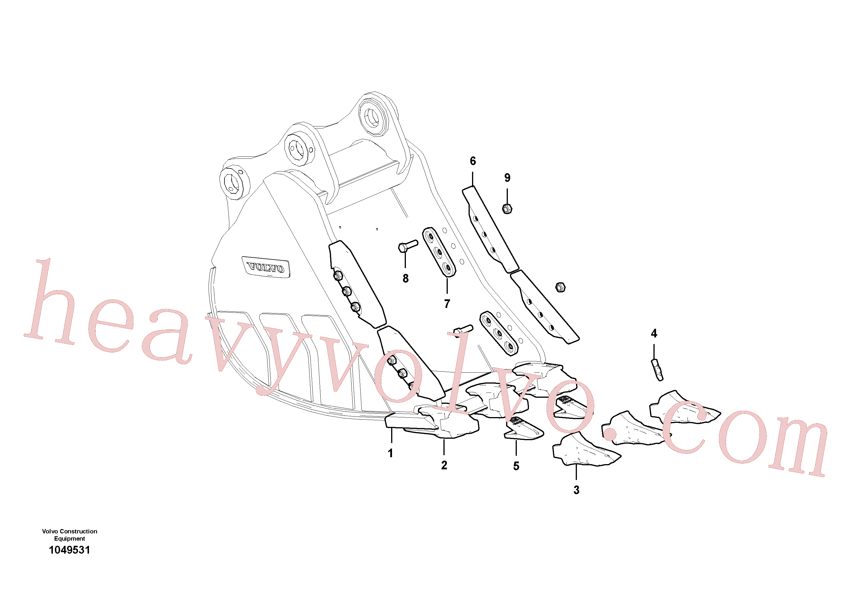 Volvo VOE14642867 Plate aftermarket part for sale