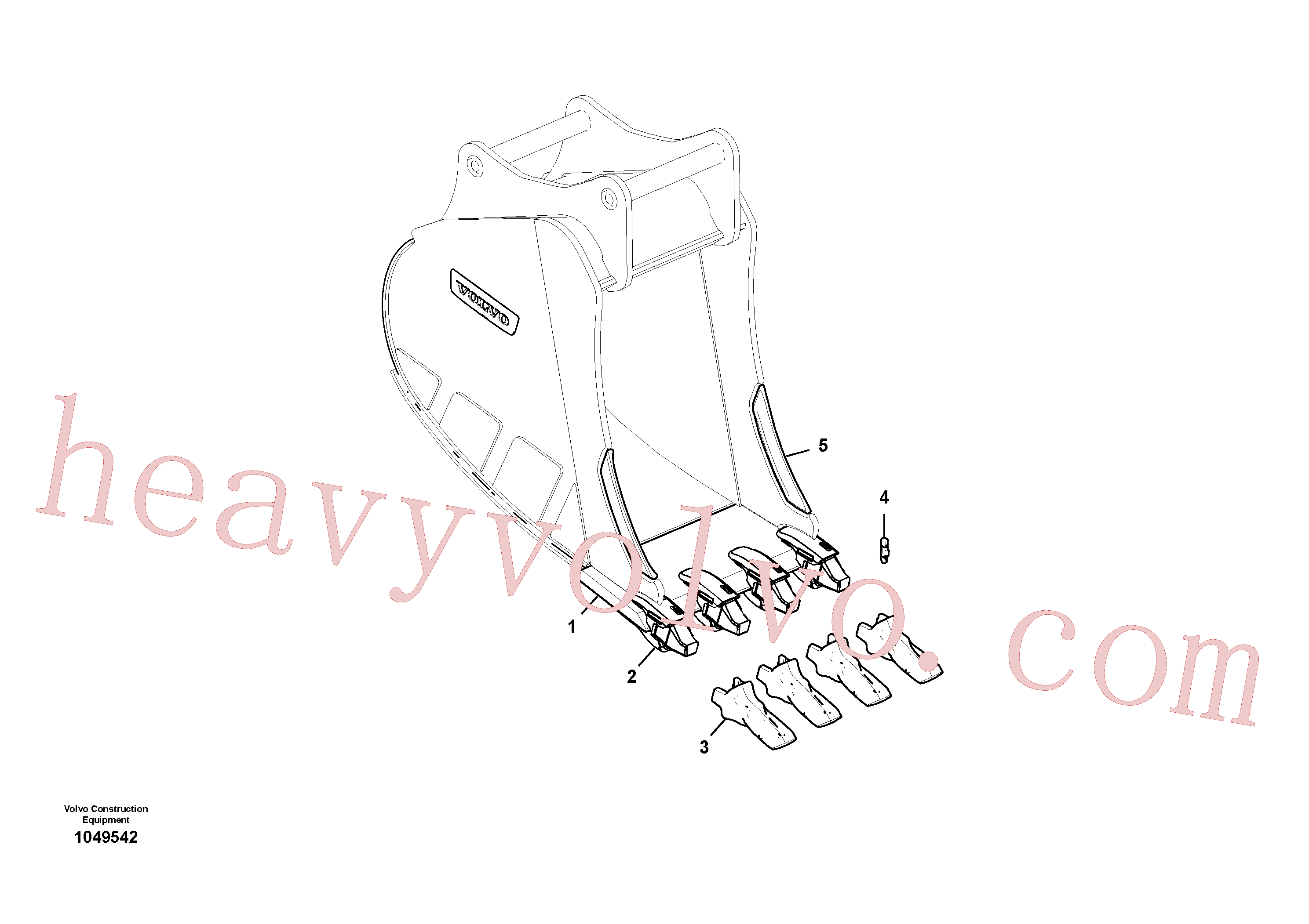 China Made VOE14644055 Plate parts for Volvo Excavator