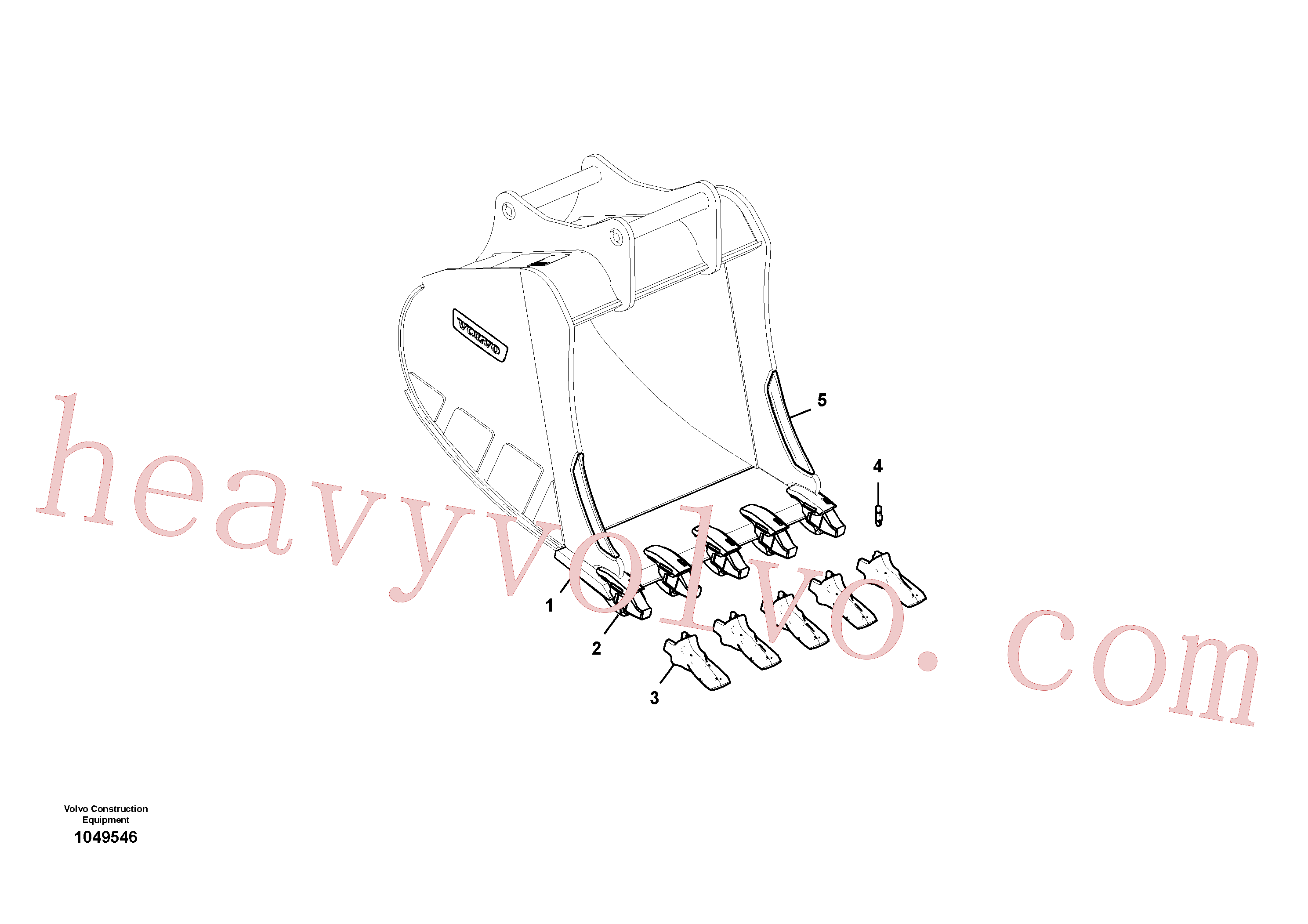 China Made VOE14644055 Plate parts for Volvo Excavator