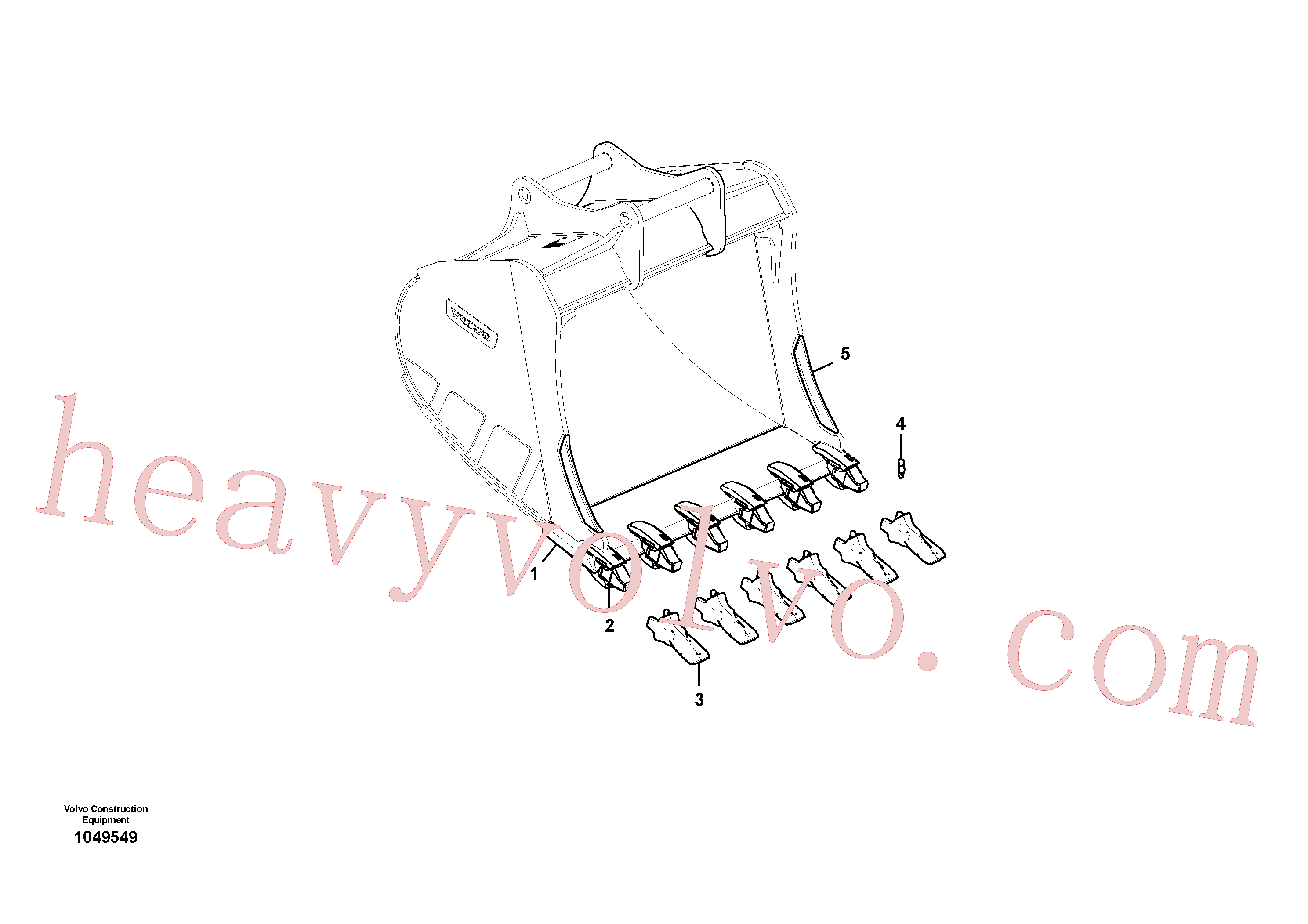 China Made VOE14644055 Plate parts for Volvo Excavator