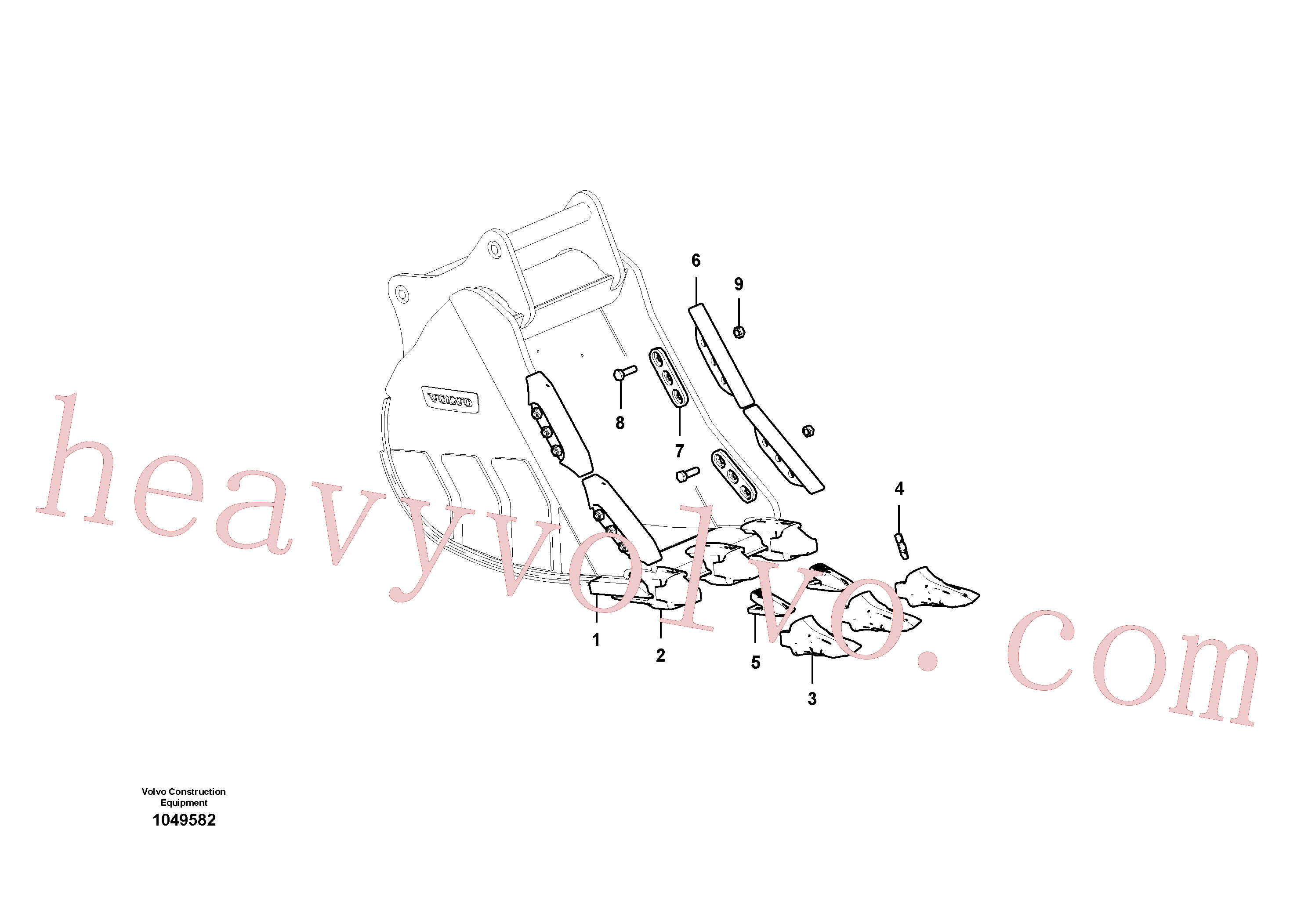 Volvo VOE14642867 Plate aftermarket part for sale