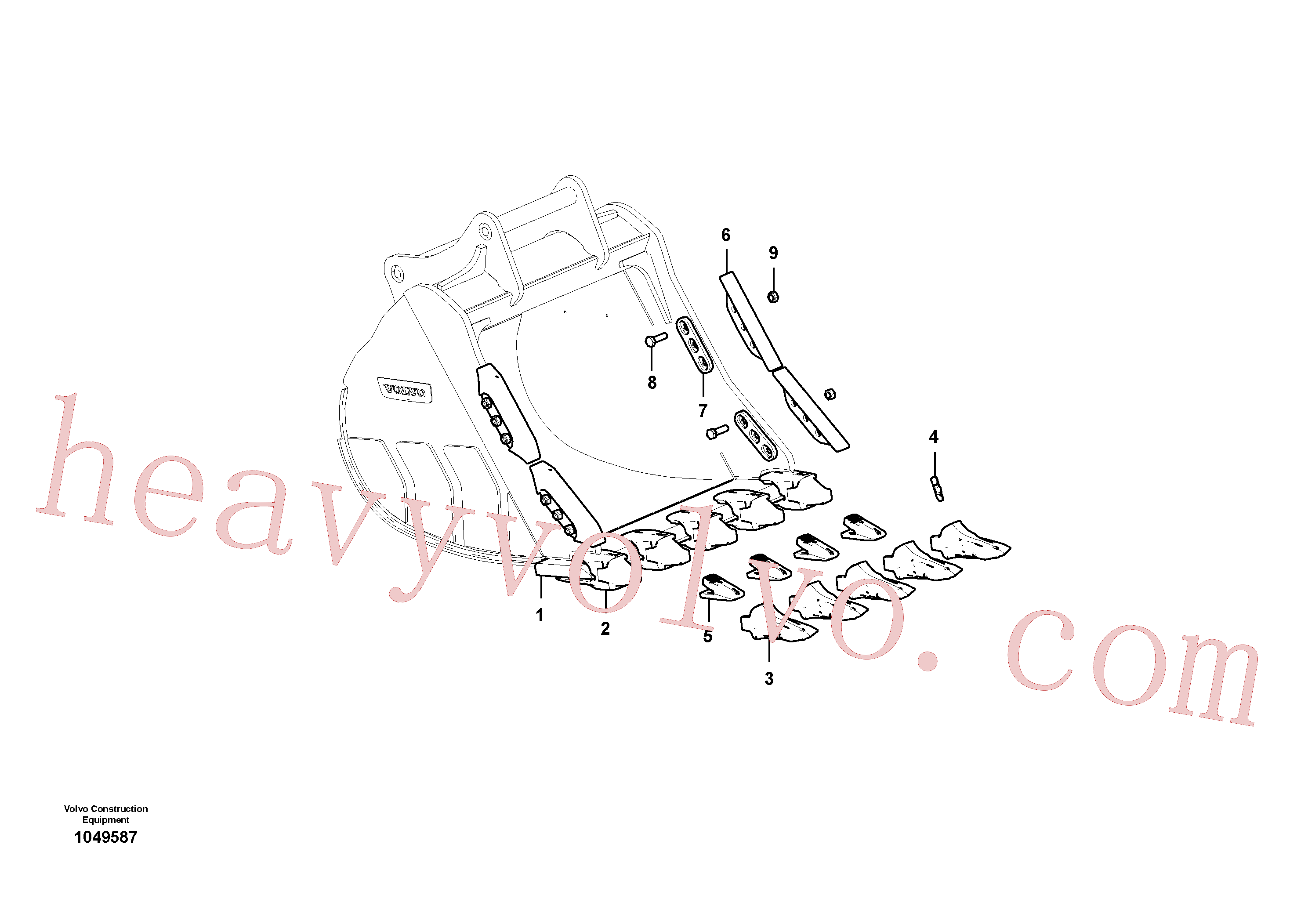 Wholesale SA9011-22416 Hexagon screw for Volvo Excavator