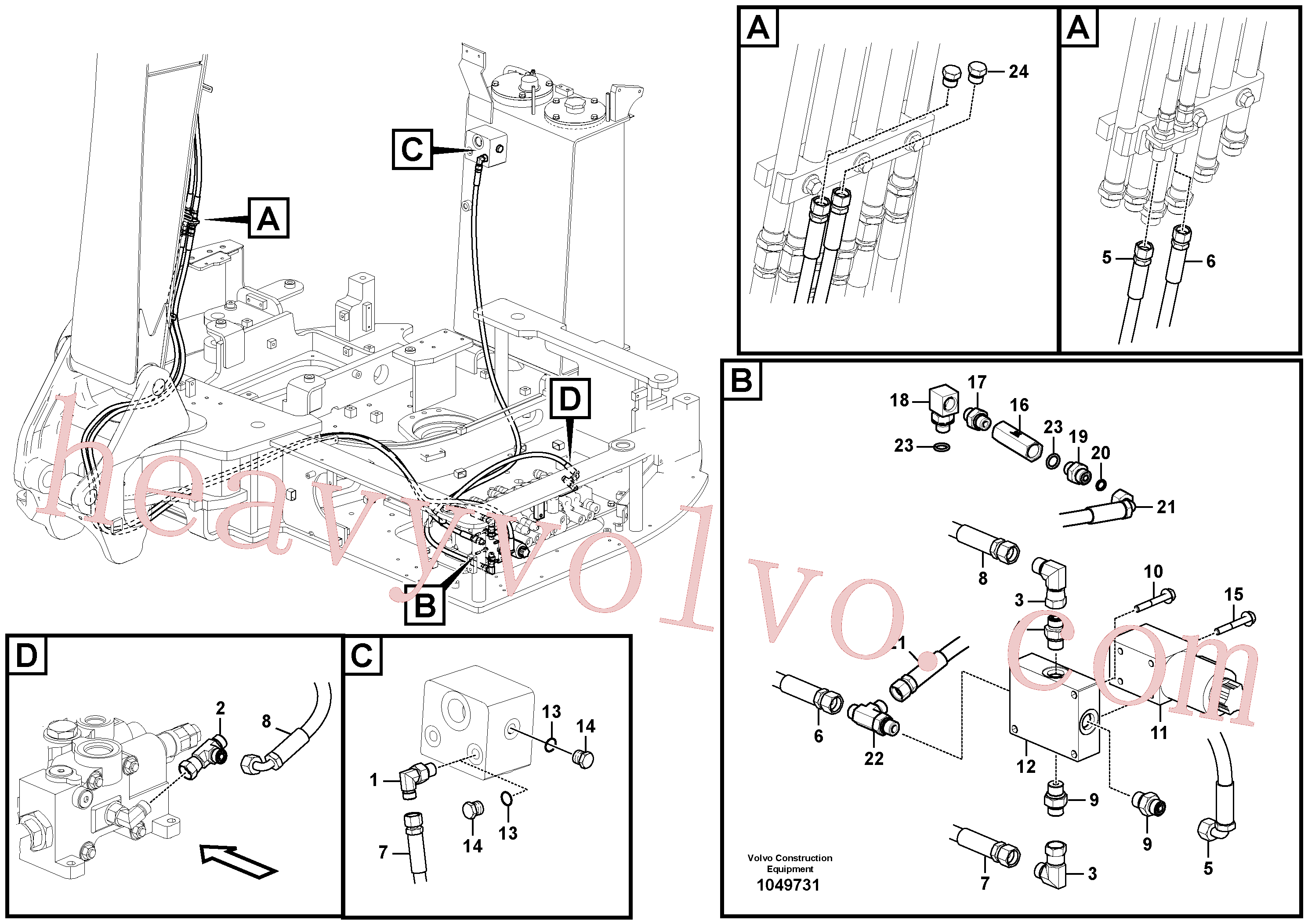 Volvo Assembly VOE14880086 Elbow for sale
