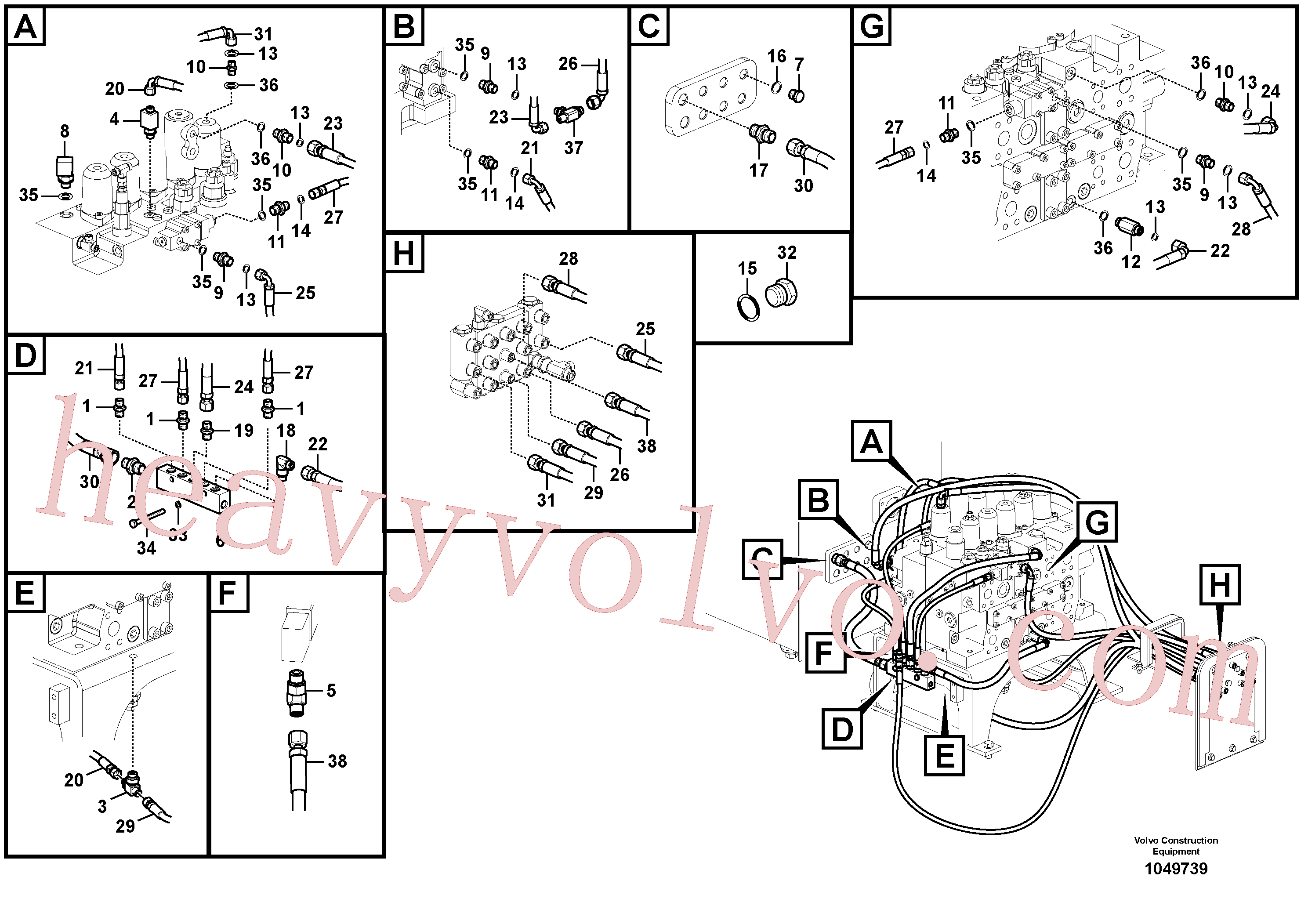 Volvo Assembly VOE14880086 Elbow for sale