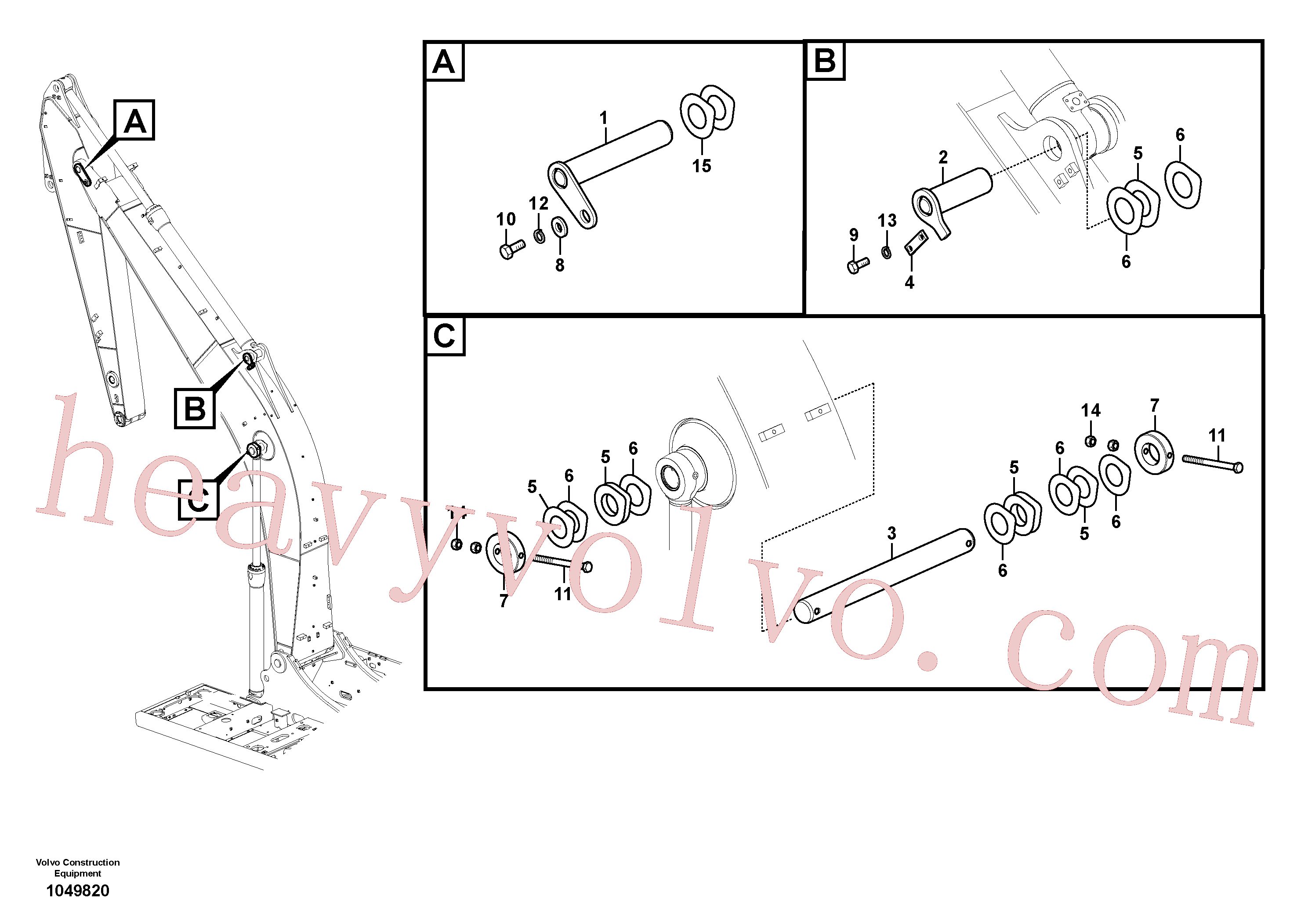 Wholesale SA9299-00080 Washer for Volvo Excavator