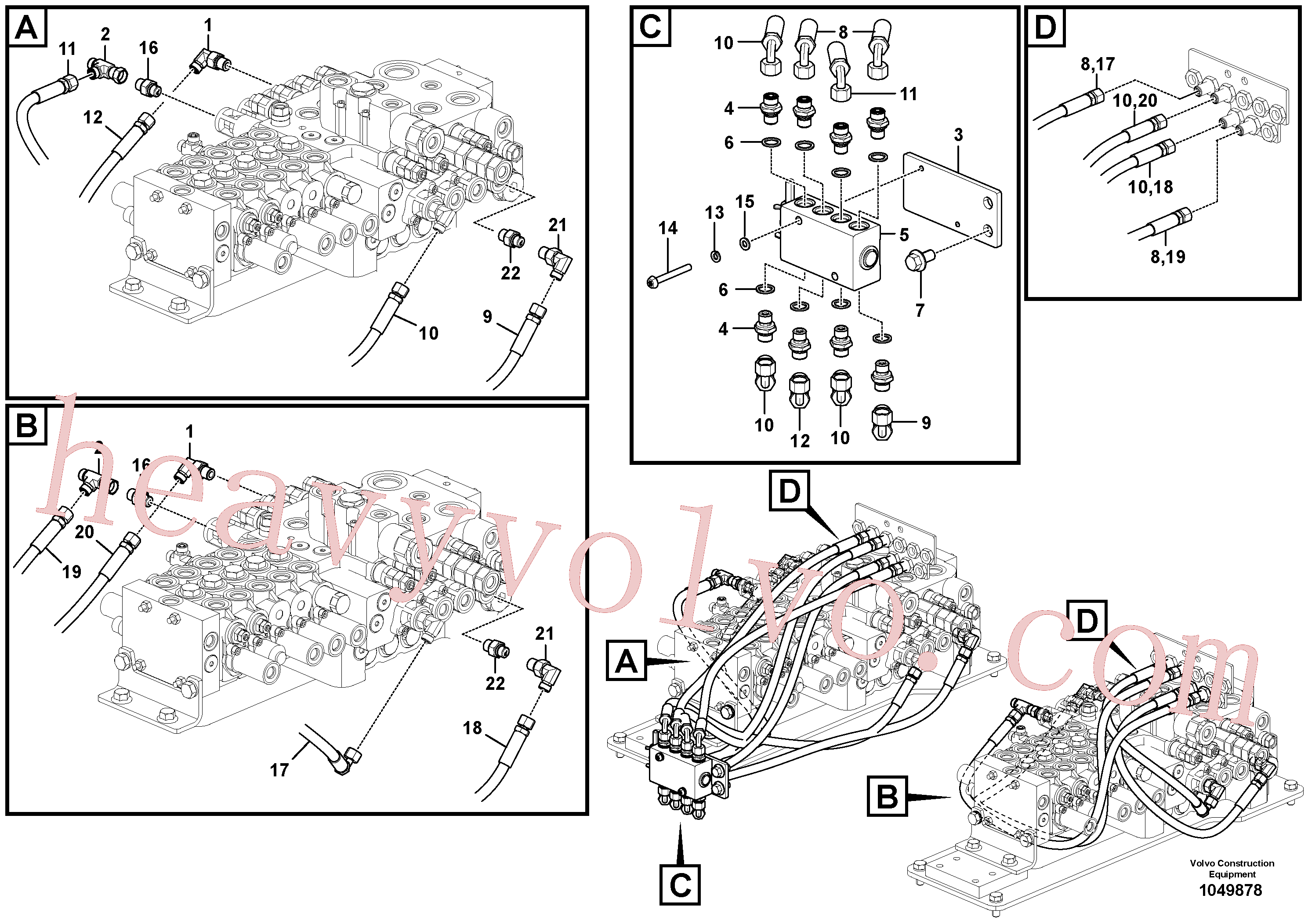 VOE15169206 Pilot for Volvo Excavator spare