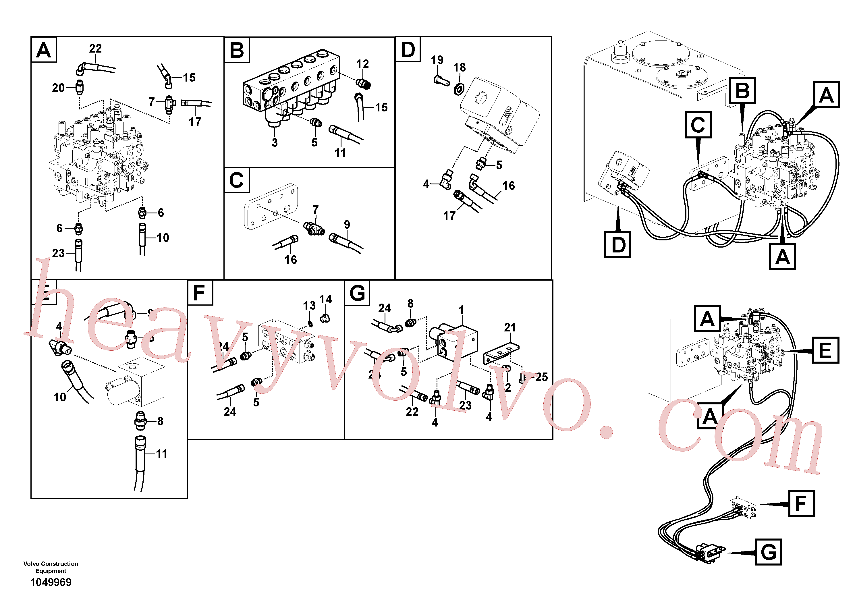 VOE937585 Pilot for Volvo Excavator Parts