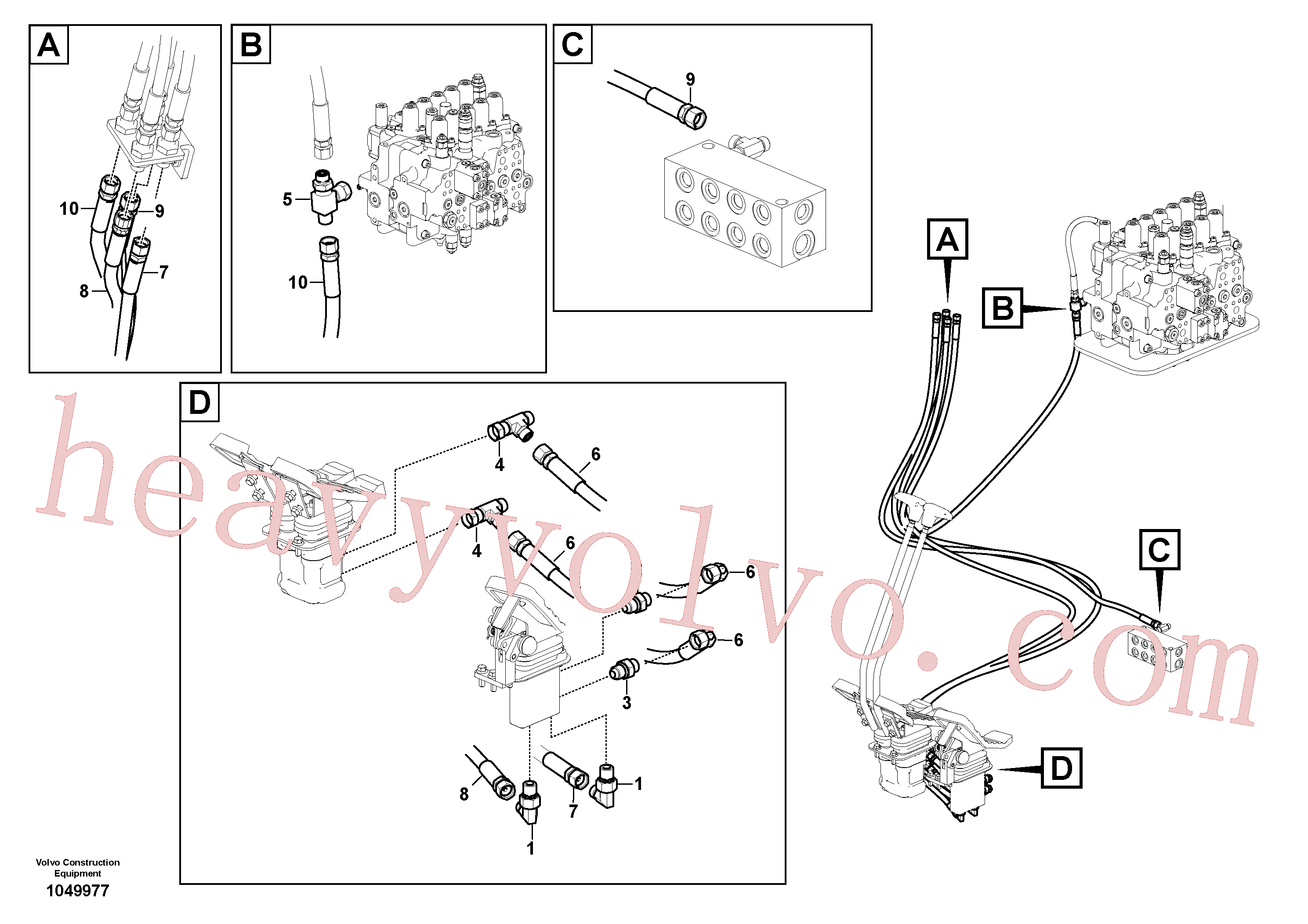 Wholesale PJ5471037 Hose assembly for Volvo Excavator