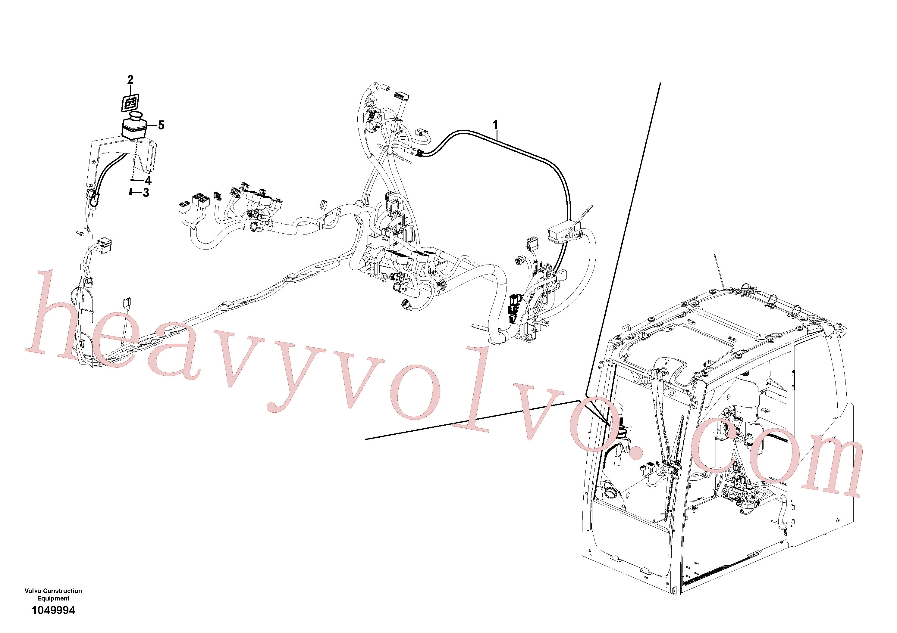 China Made SA9021-10403 Cross recessed screw parts for Volvo Excavator