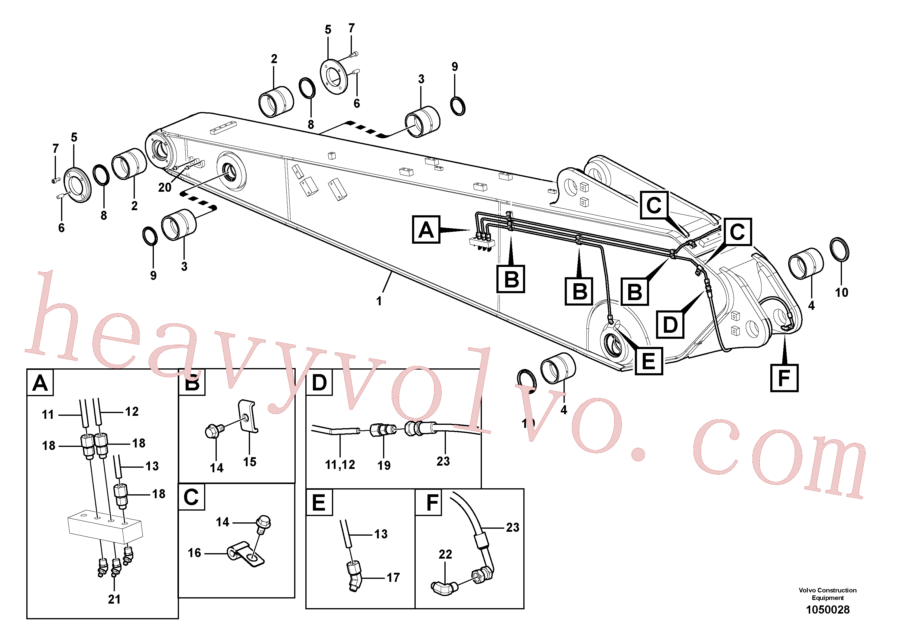 Wholesale VOE14614919 Dipper Arm for Volvo Excavator