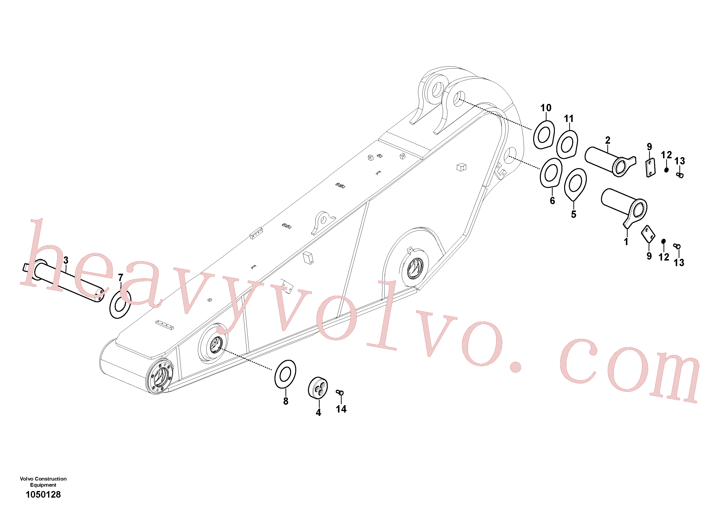 VOE14680762 Pin for Volvo Excavator spare