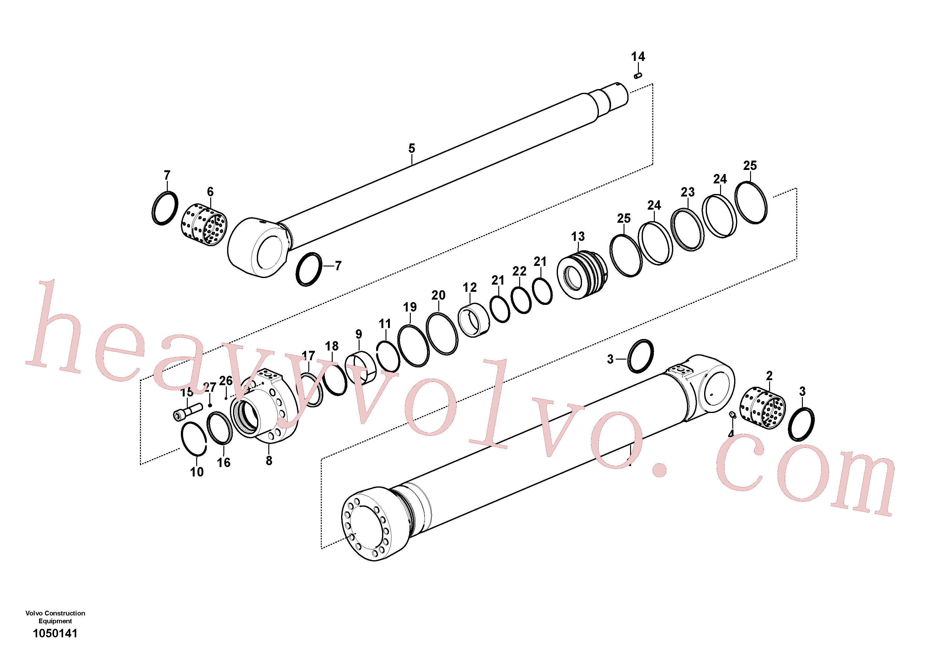 VOE14588972 Ring for Volvo Excavator Parts