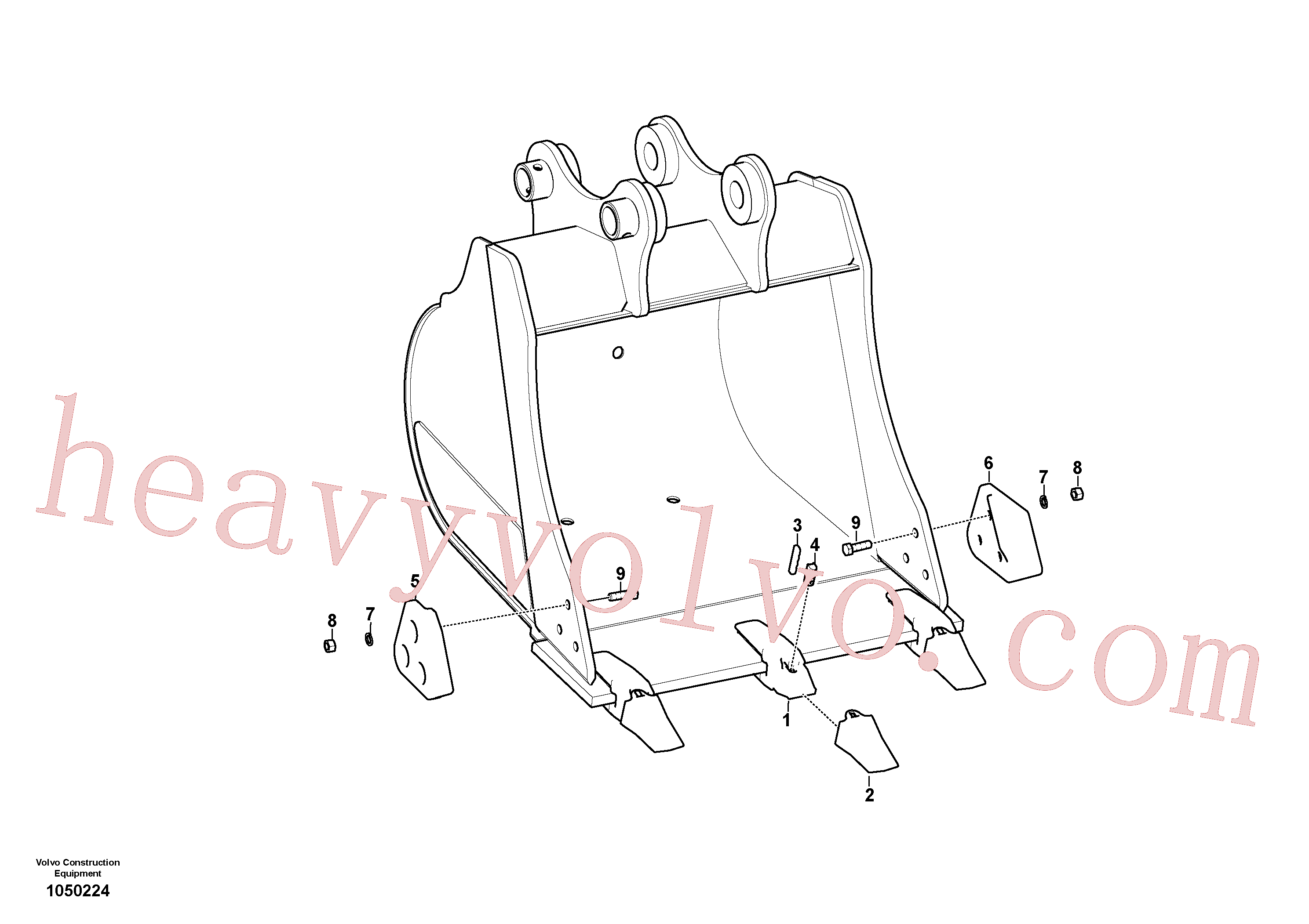 Volvo Assembly SA1070-23180 Plate for sale