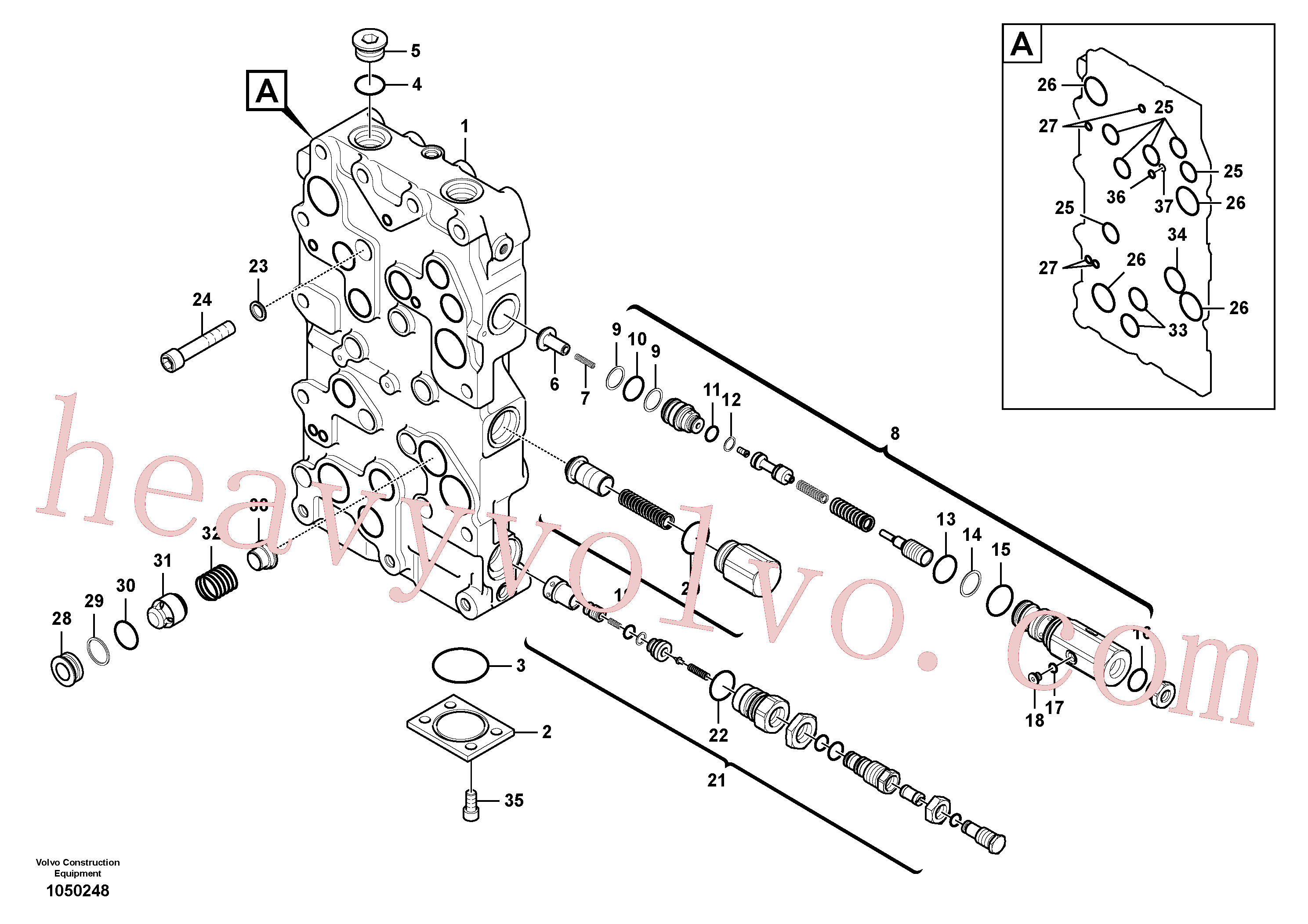 Volvo excavator part VOE14557147 Ring for sale