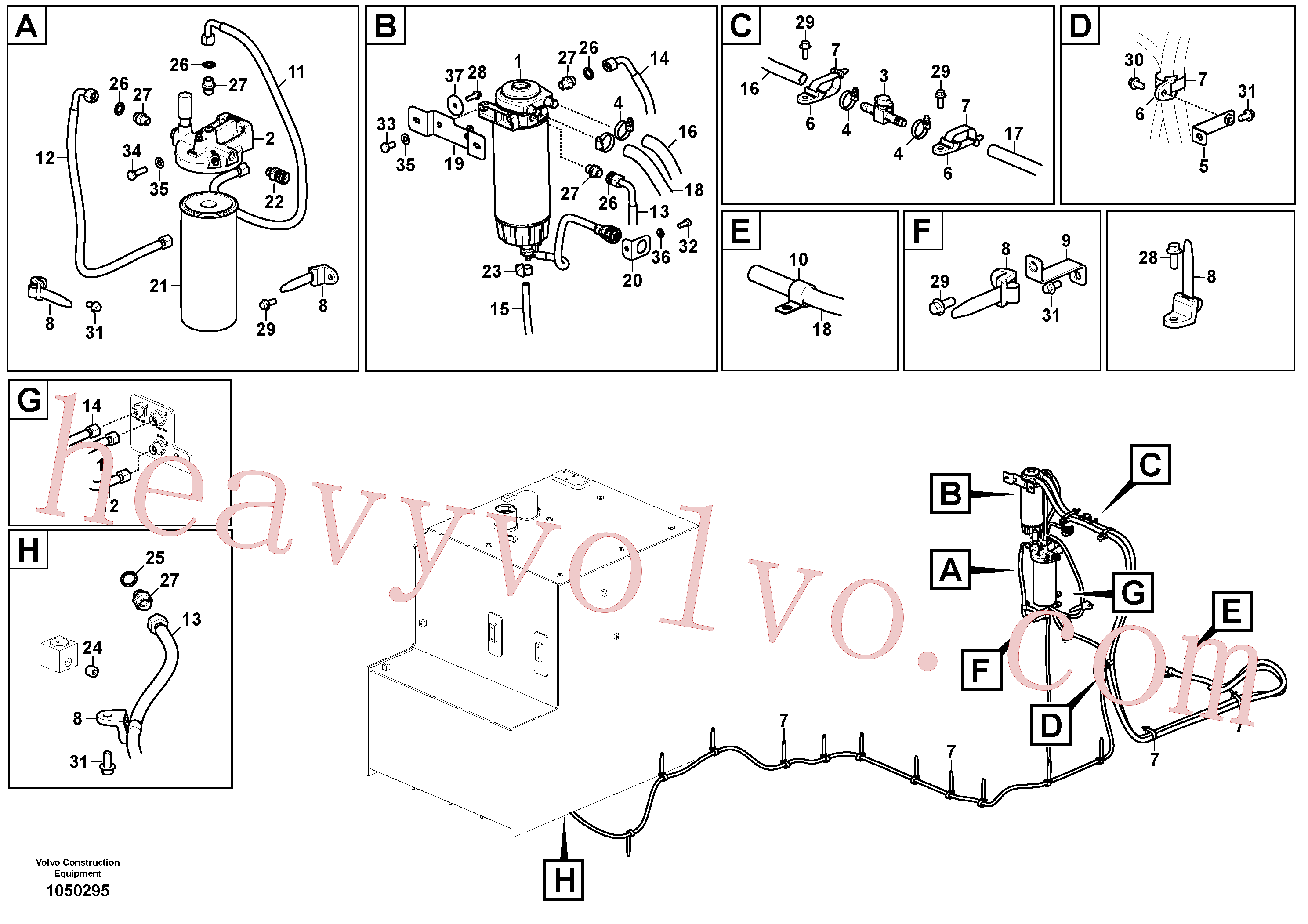 China Made VOE14883862 Plug parts for Volvo Excavator