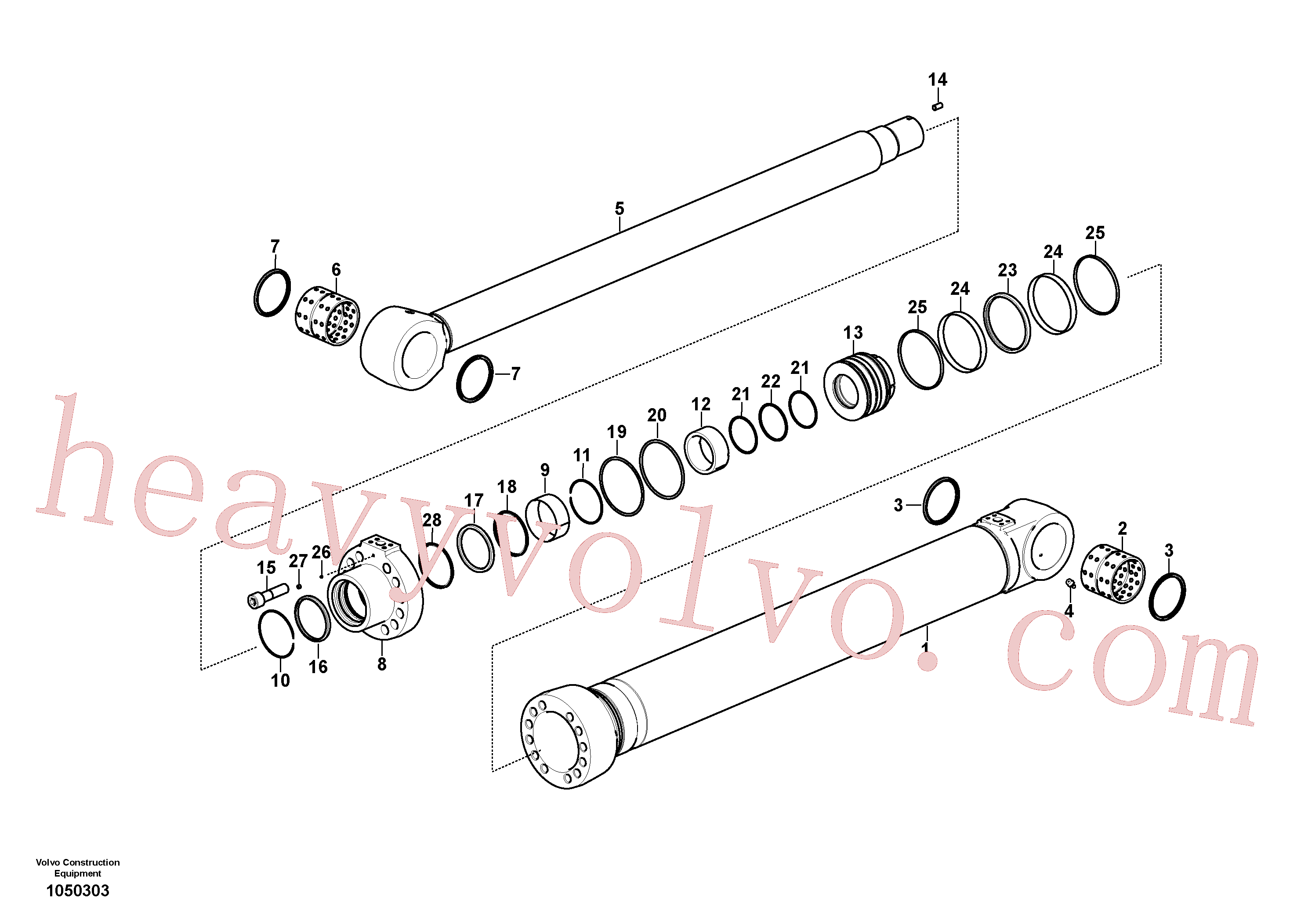 VOE14588972 Ring for Volvo Excavator Parts