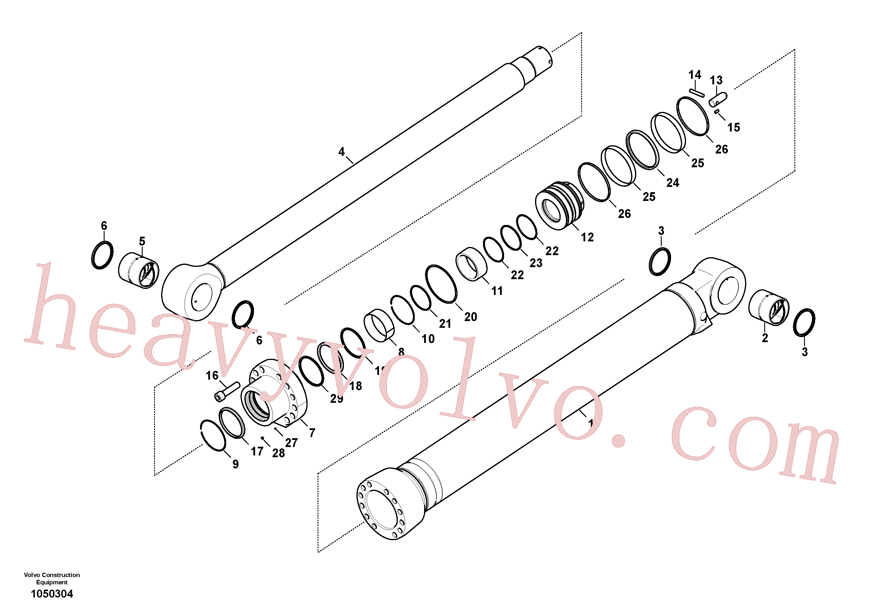 Volvo VOE14596581 Back-up ring aftermarket part for sale