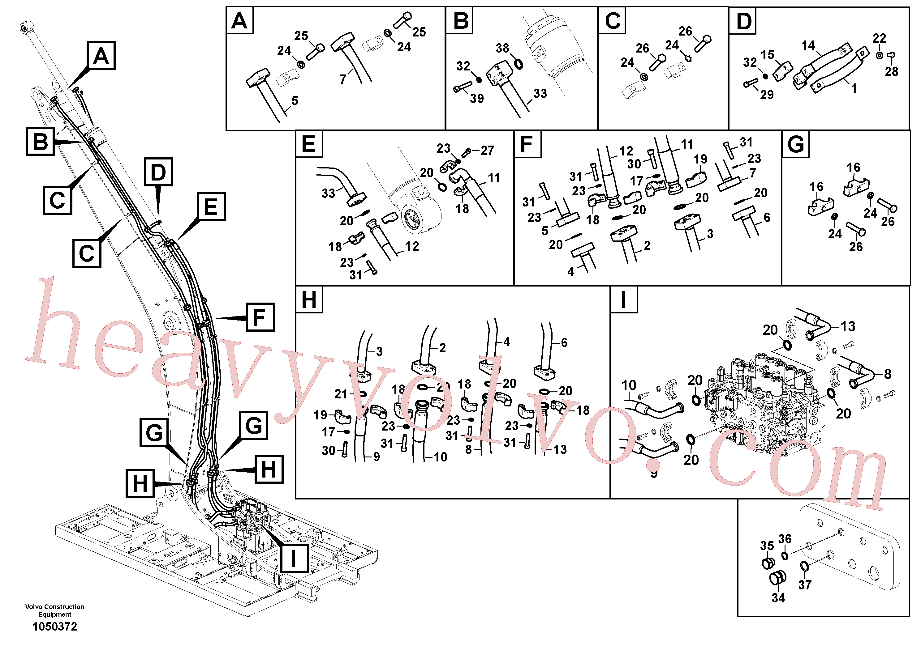 China Made VOE14710924 Shieldmaster/6000 parts for Volvo Excavator