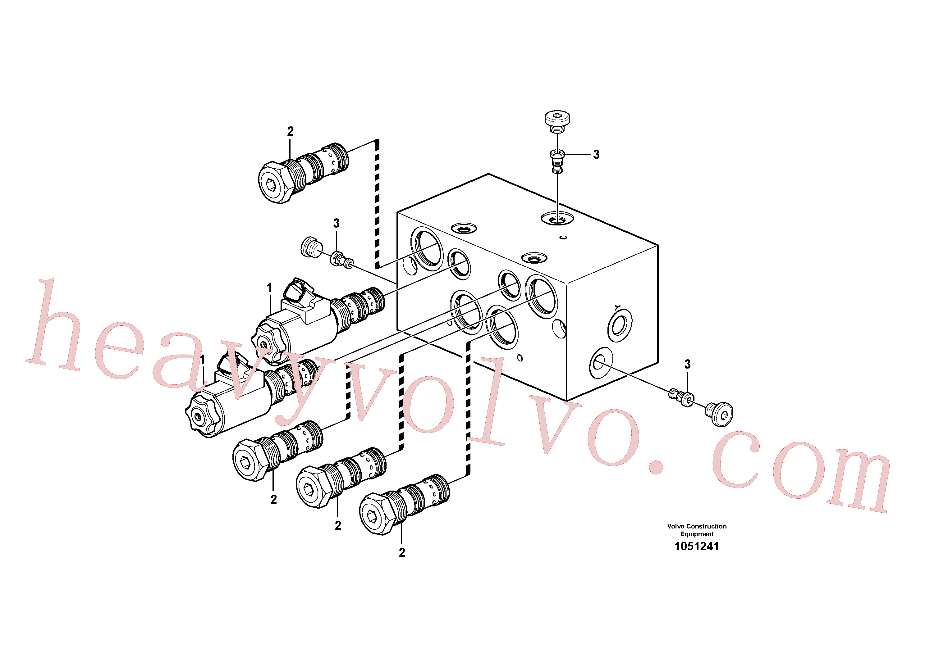 VOE11988448 Solenoid valve for Volvo Excavator Parts