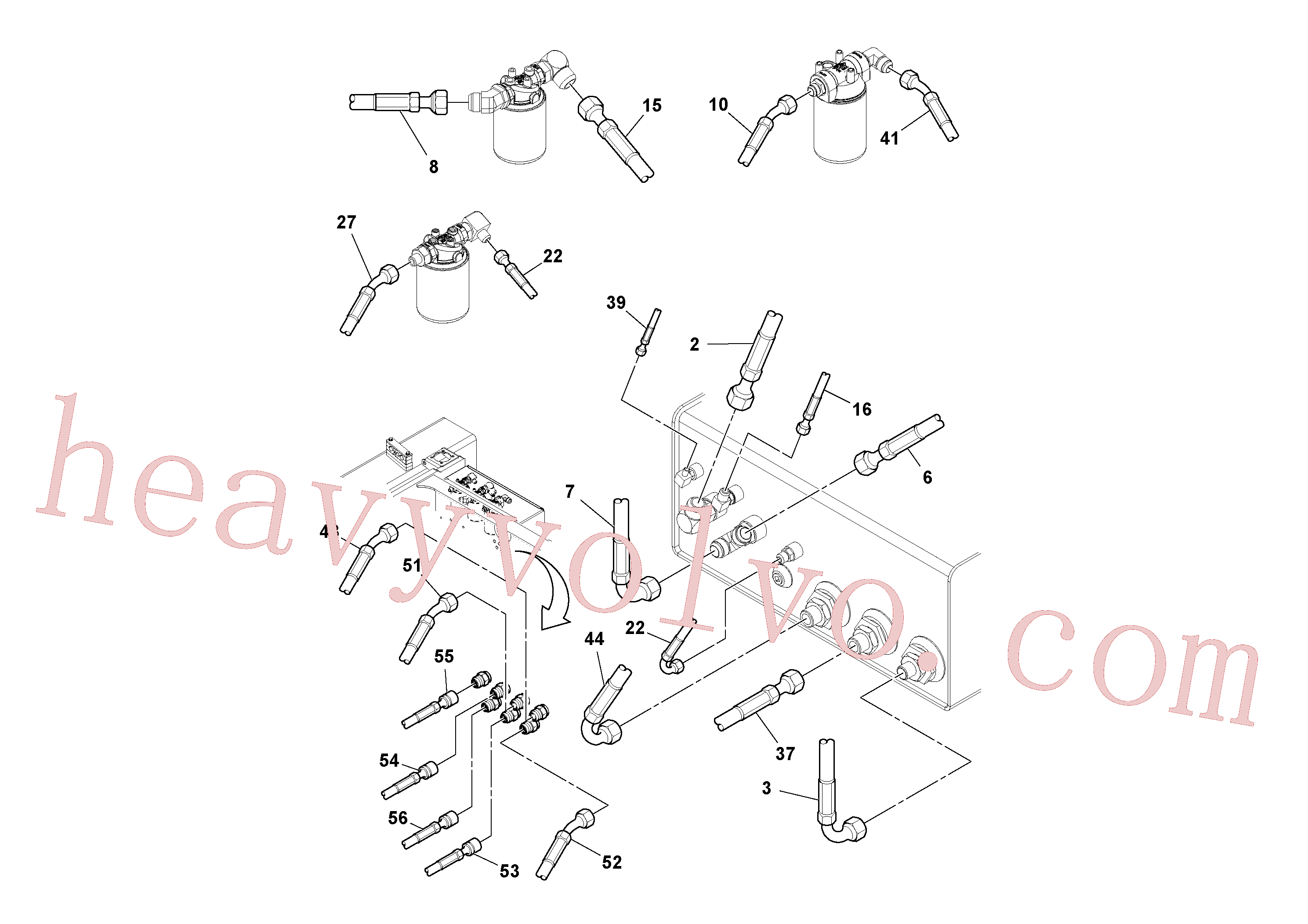 Wholesale RM13204359 Hose assembly for Volvo Excavator