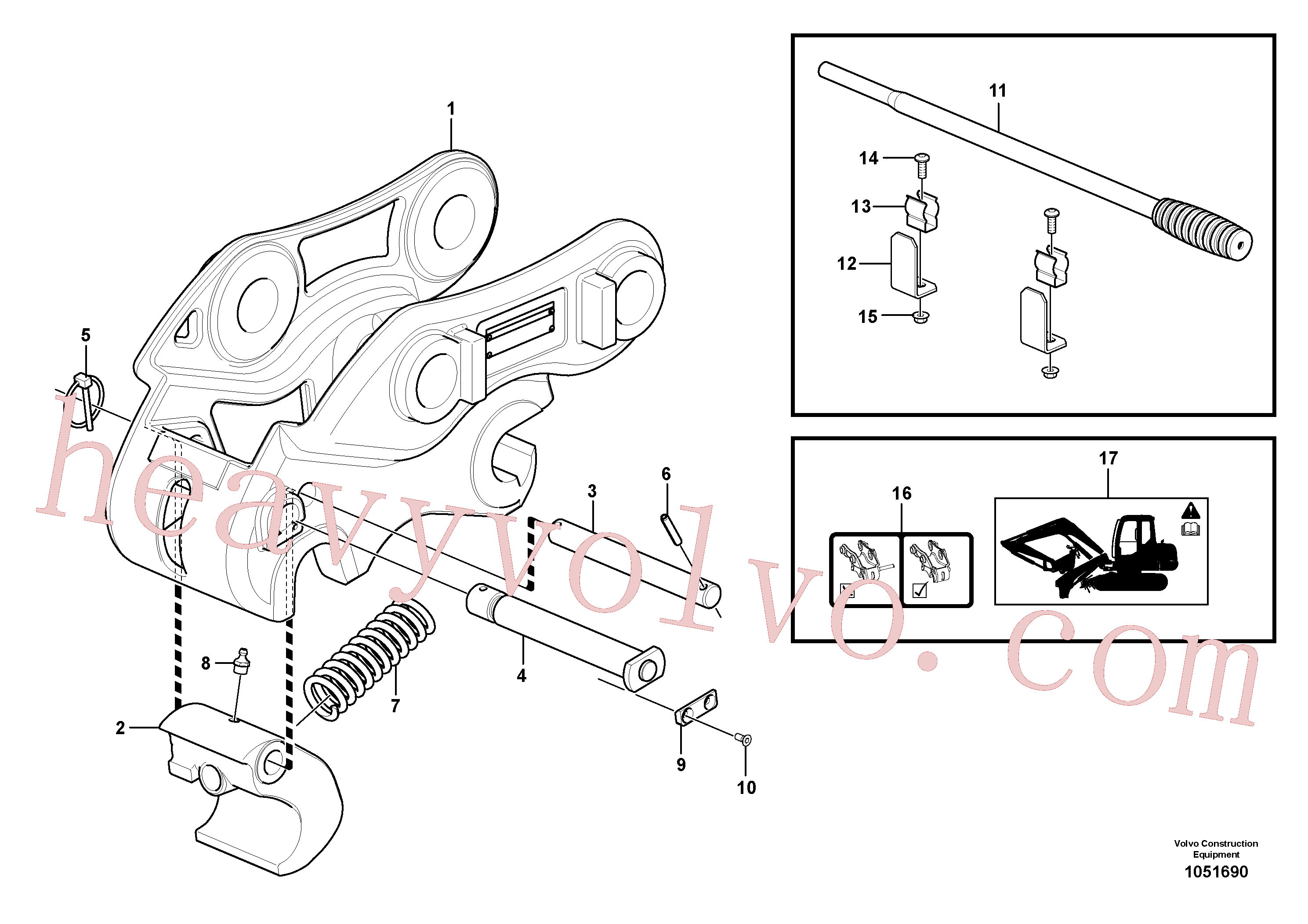 Volvo Assembly VOE15635561 Quick attachment for sale