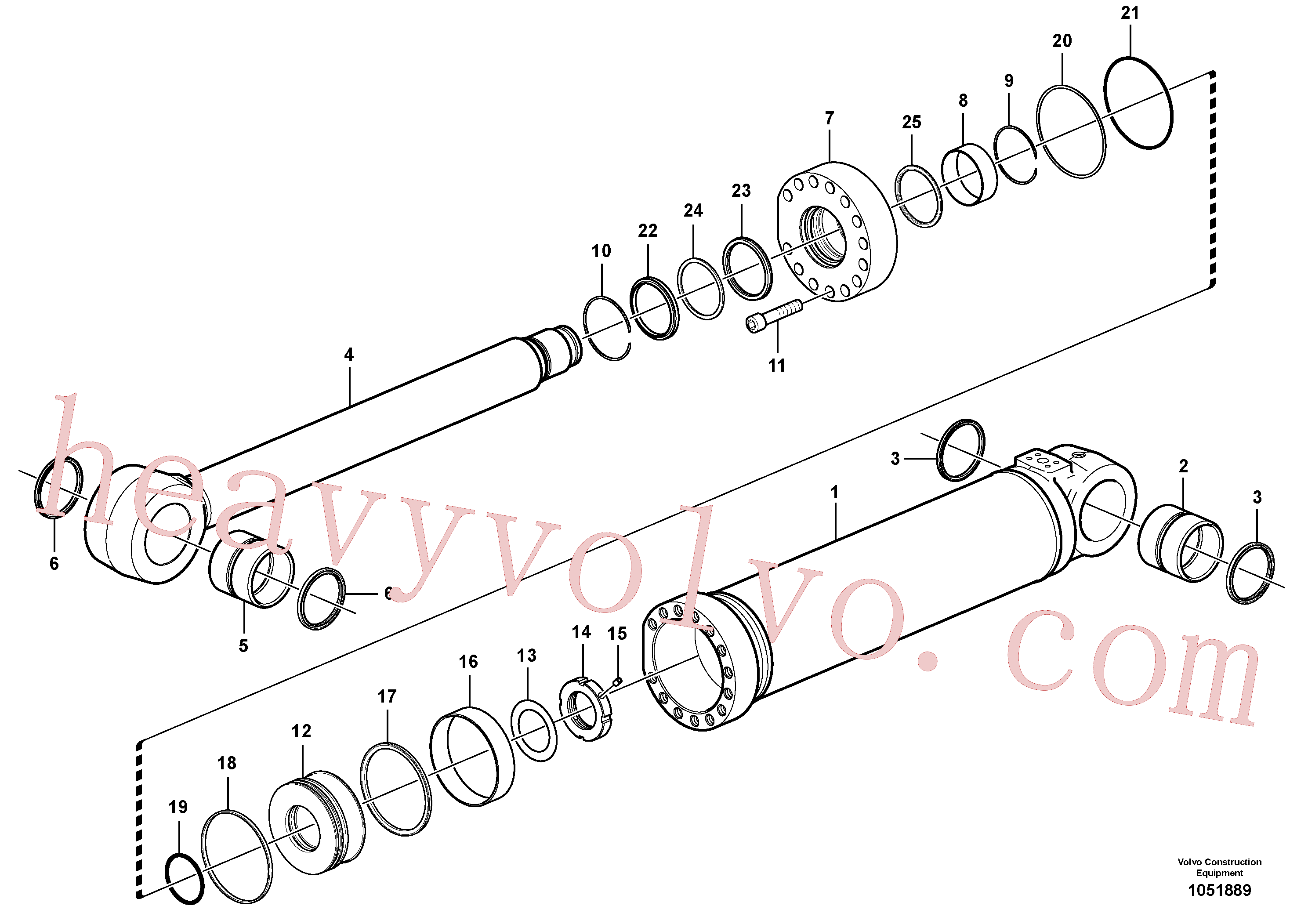 Volvo excavator part SA9566-41800 Back-up ring for sale