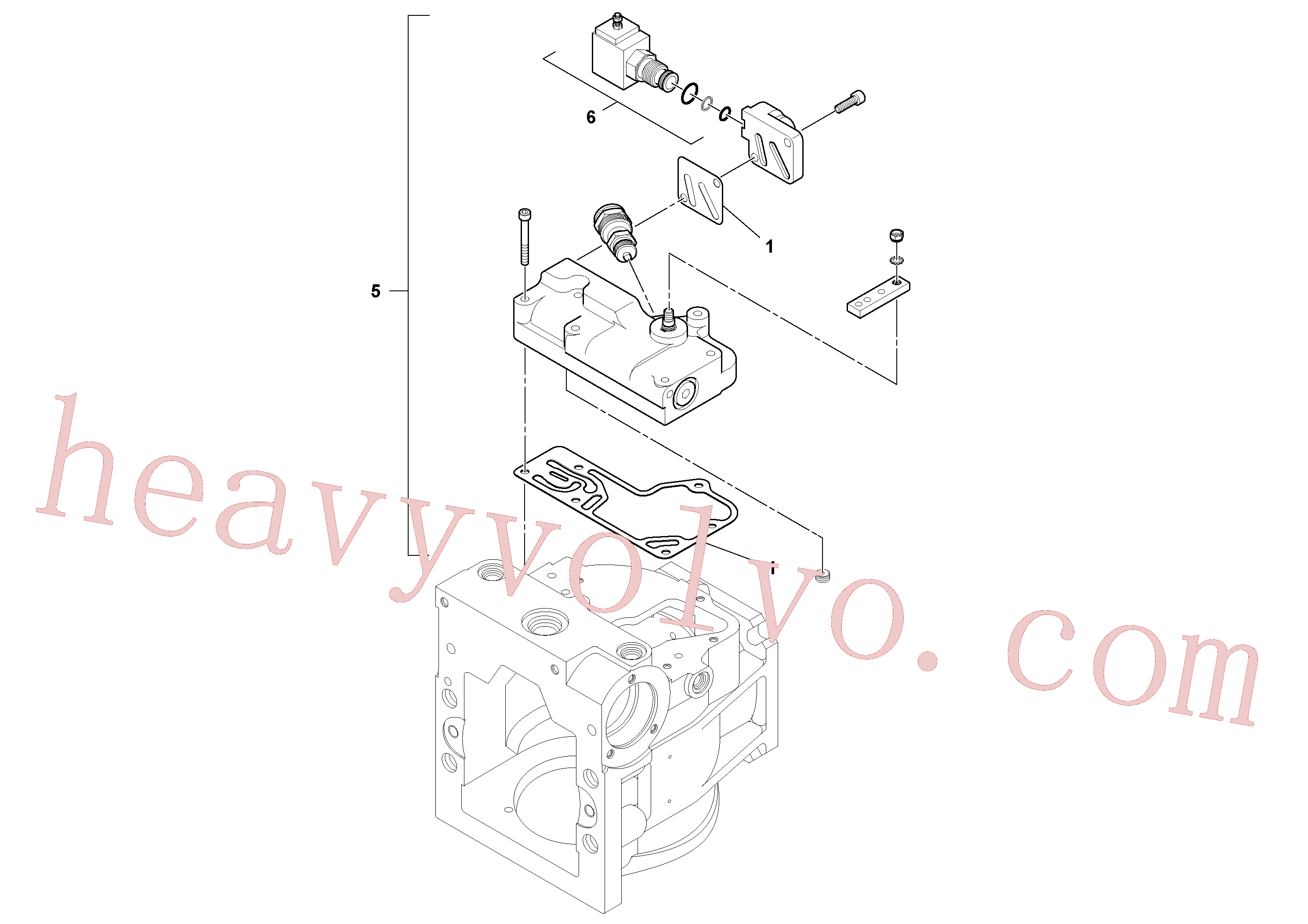 Wholesale VOE17385932 Solenoid valve for Volvo Excavator