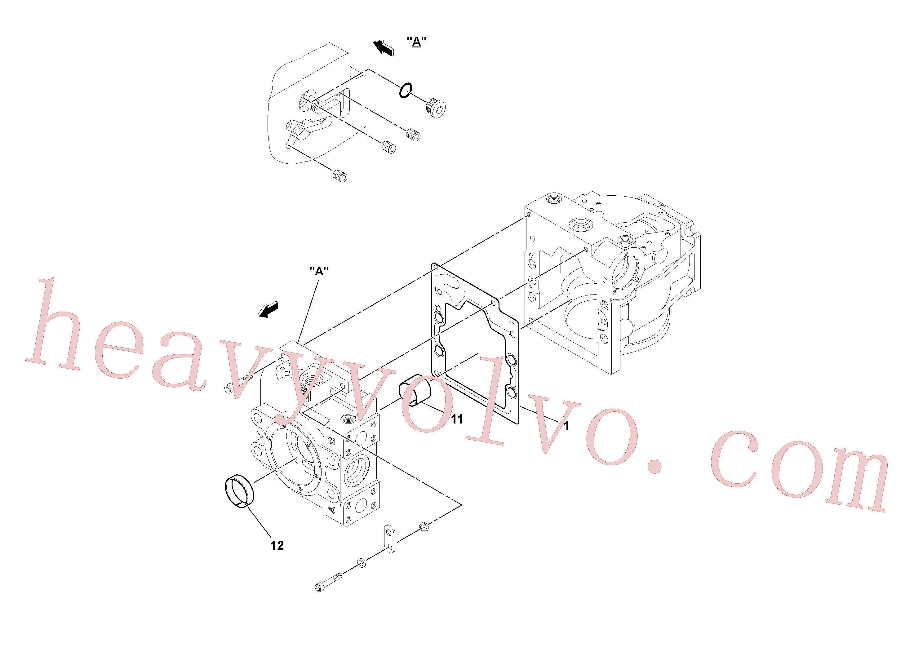 Volvo excavator part RM59369603 Bearing for sale