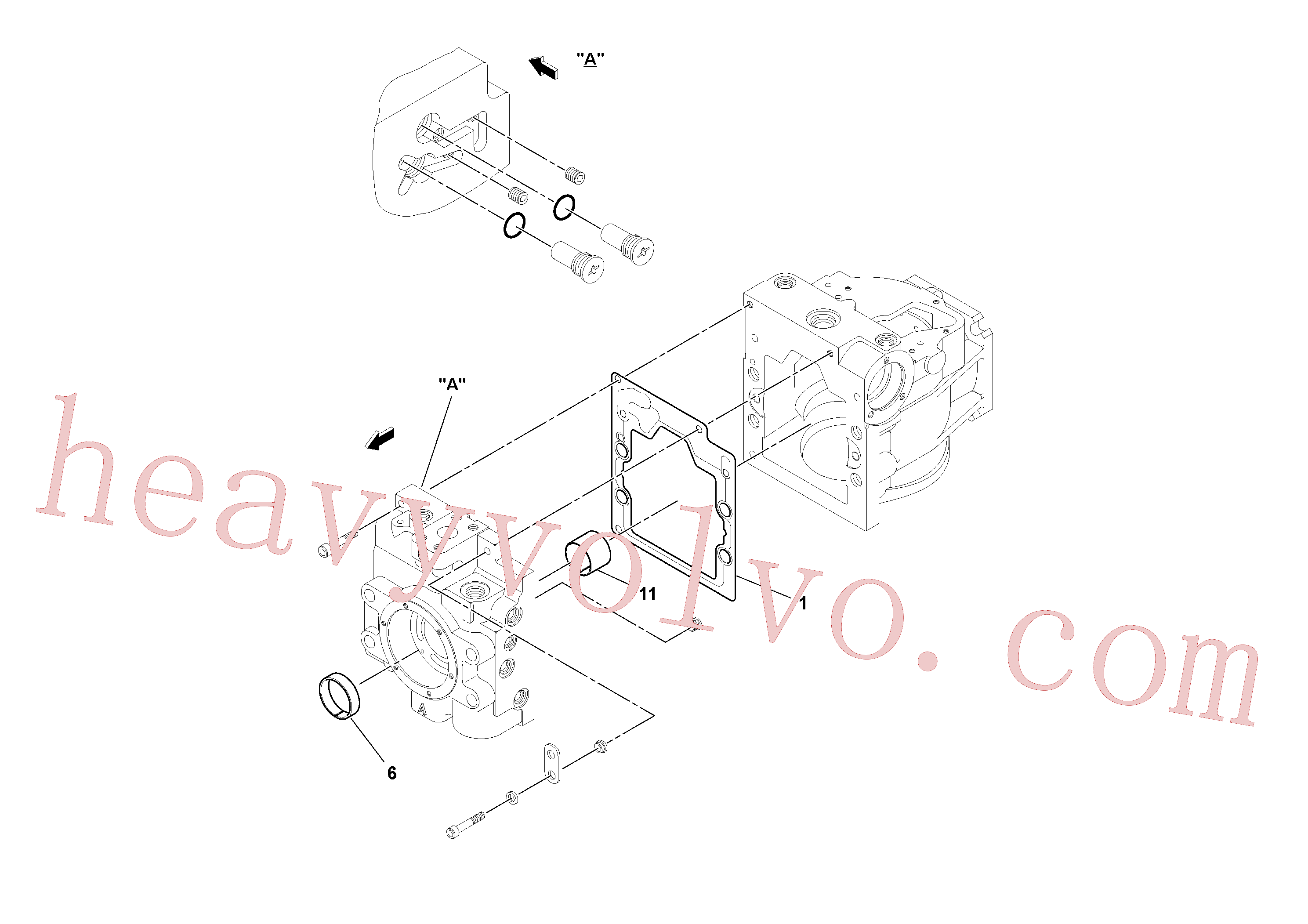 Volvo excavator part RM59369603 Bearing for sale