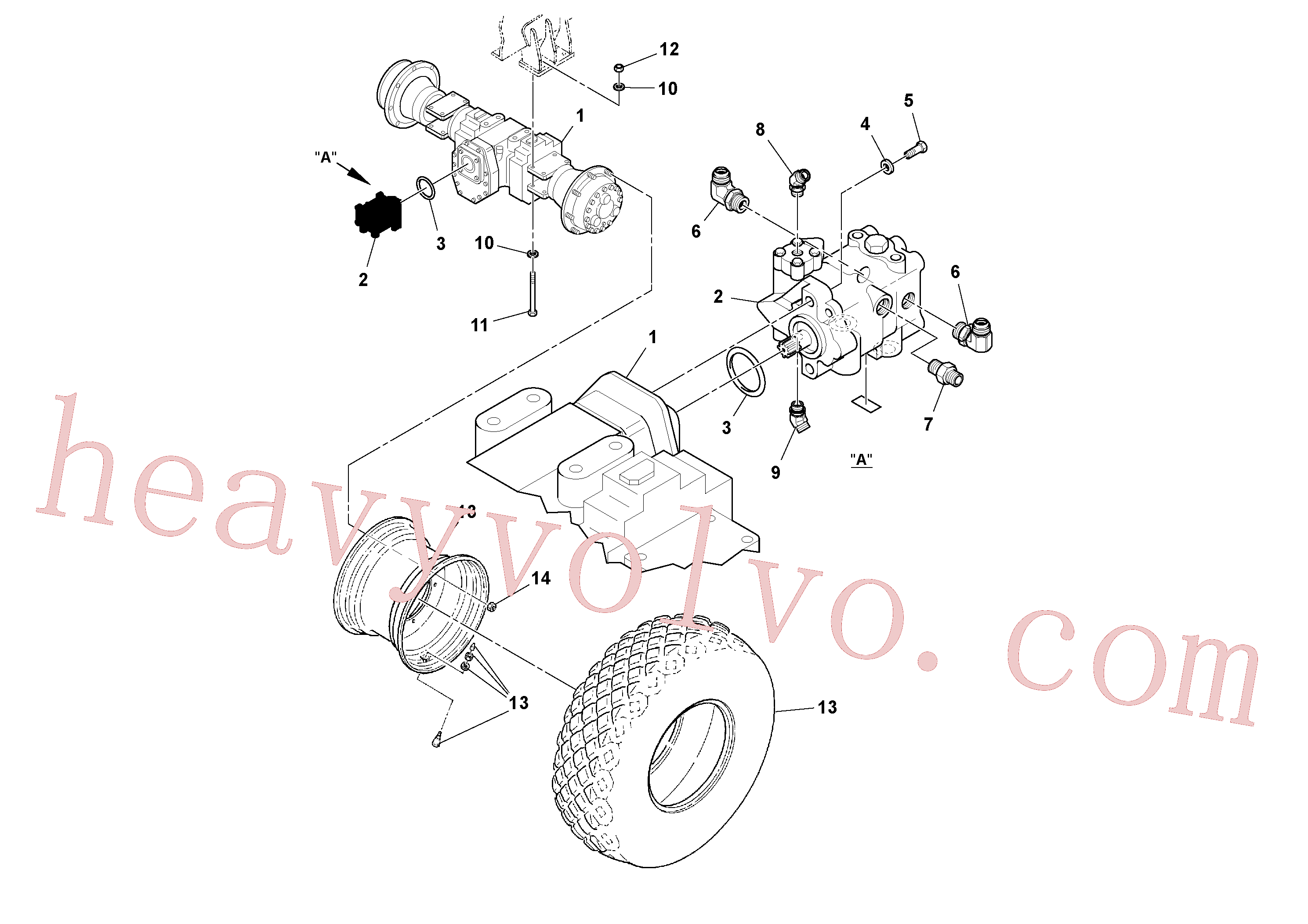 RM96702733 Hexagon screw for Volvo Excavator Parts