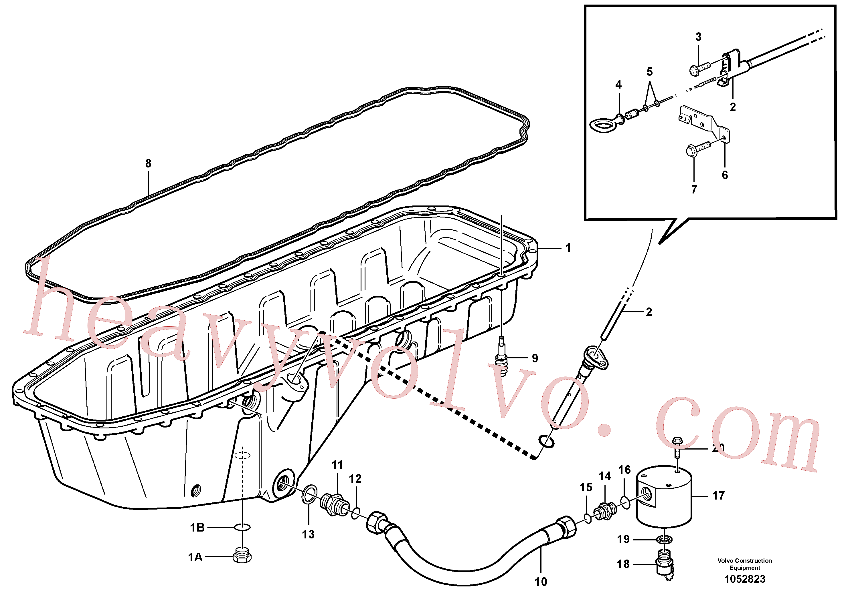 China Made VOE949187 O-ring parts for Volvo Excavator