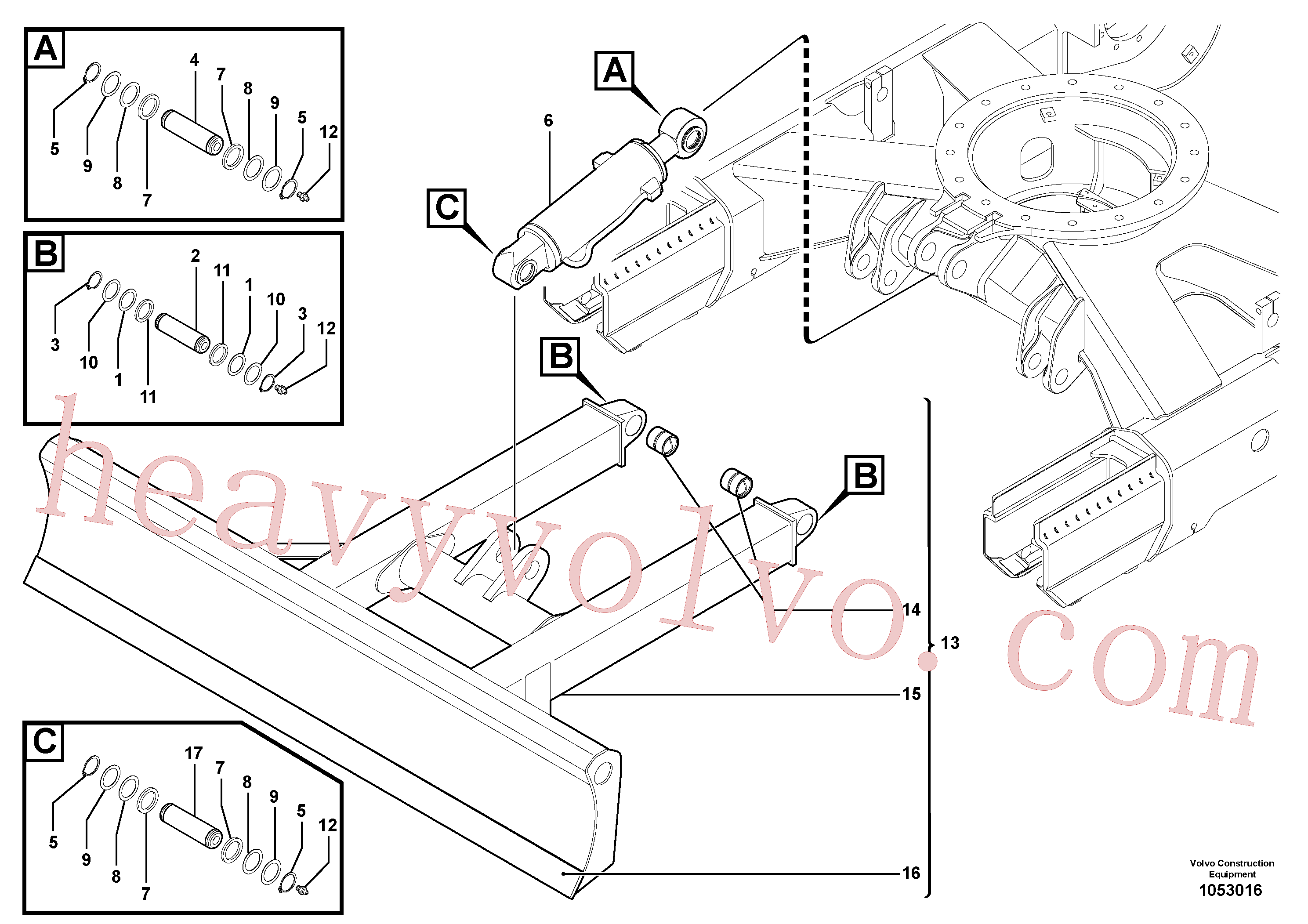 Volvo Assembly PJ3870304 Bushing for sale