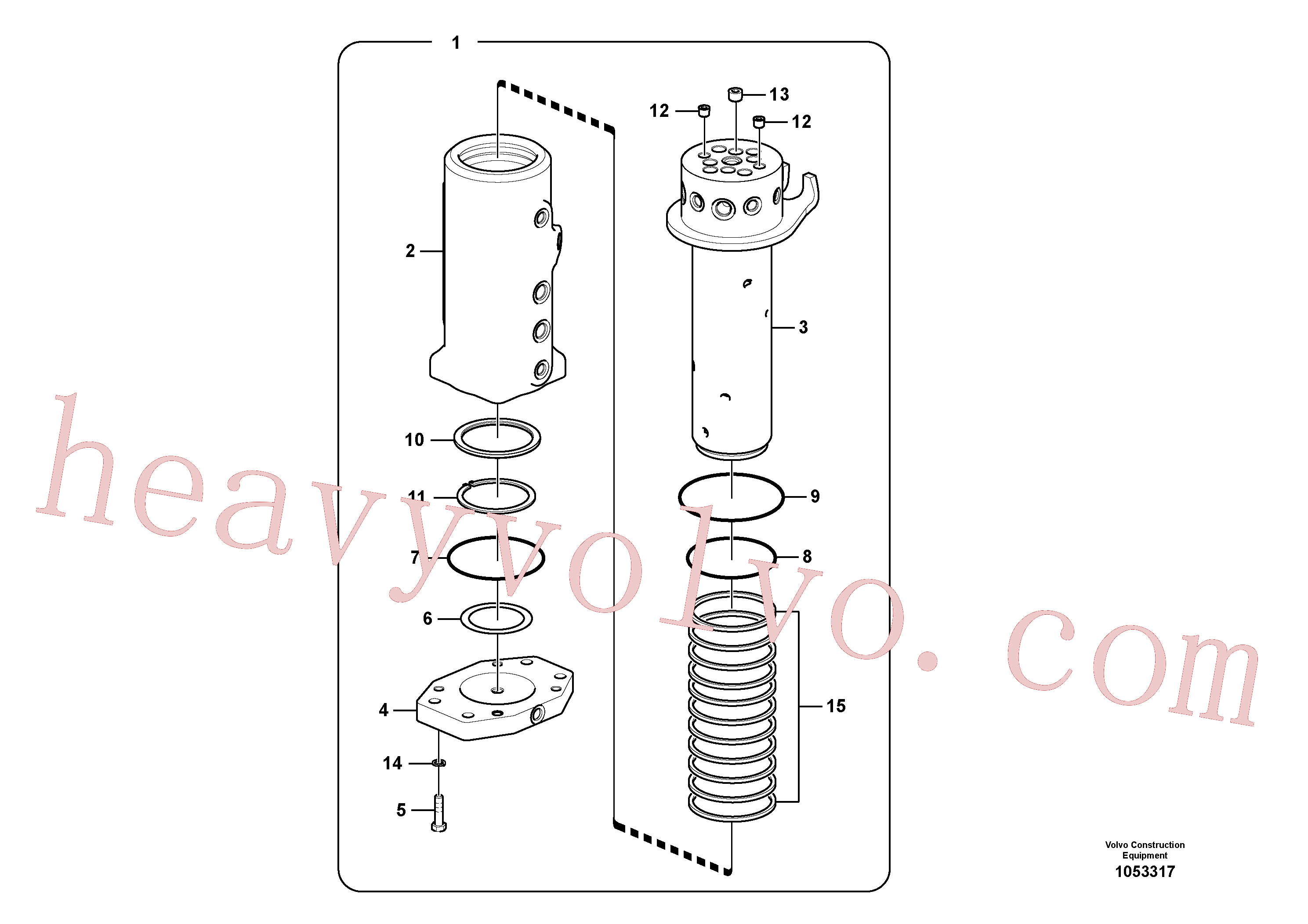 China Made VOE14719521 Joint parts for Volvo Excavator