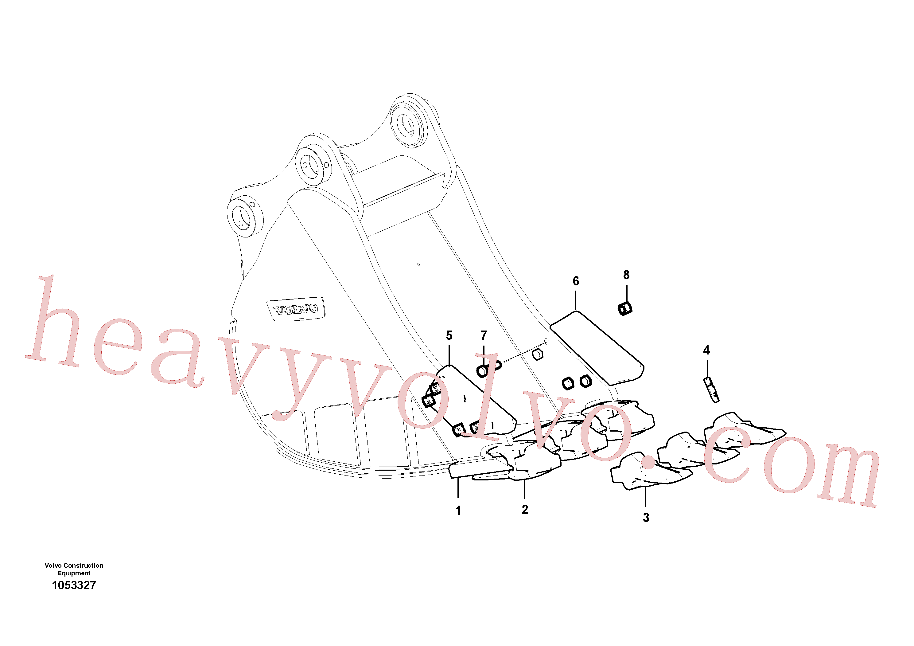 Volvo VOE14642867 Plate aftermarket part for sale