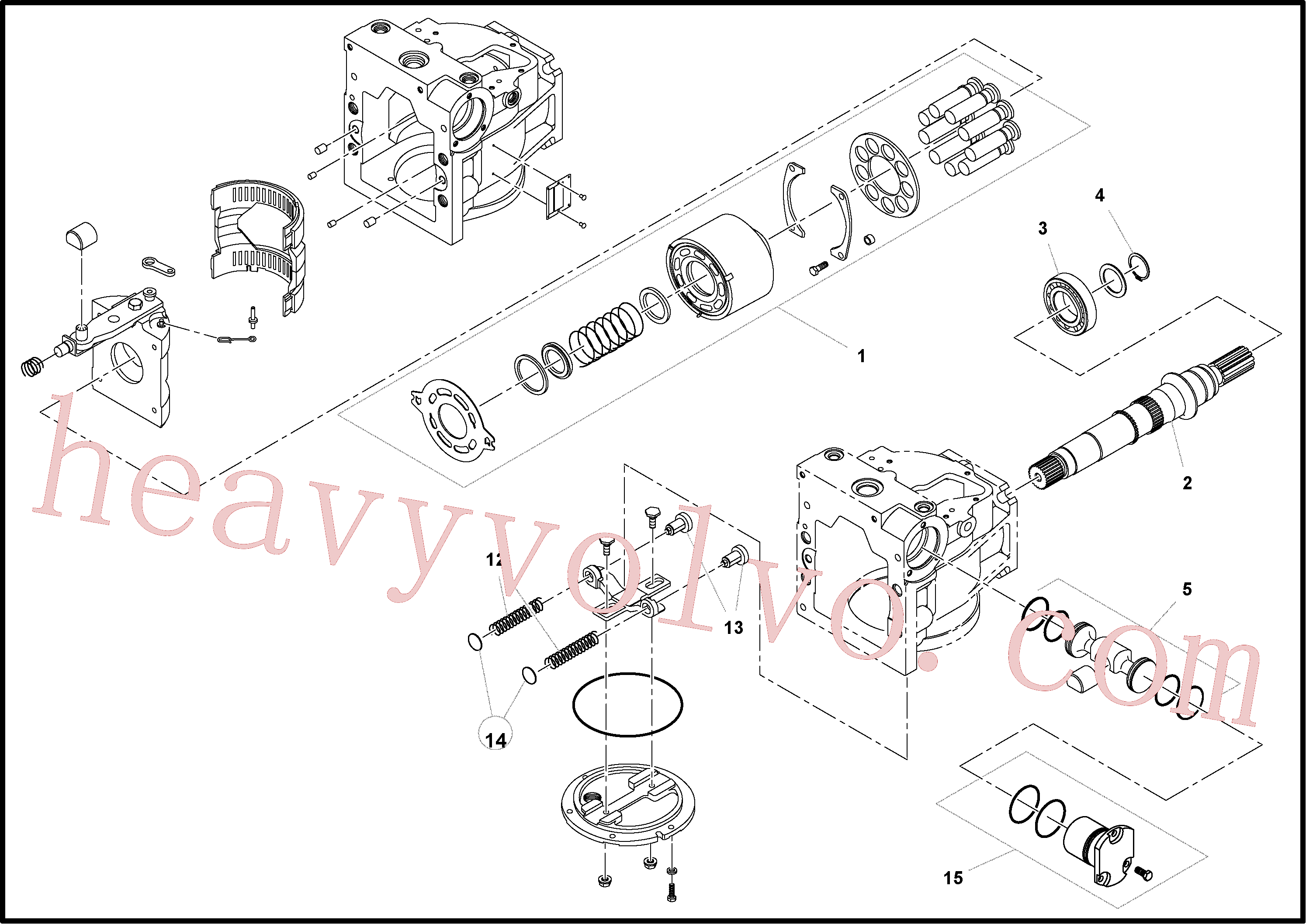 RM13790977 Shaft for Volvo Excavator spare
