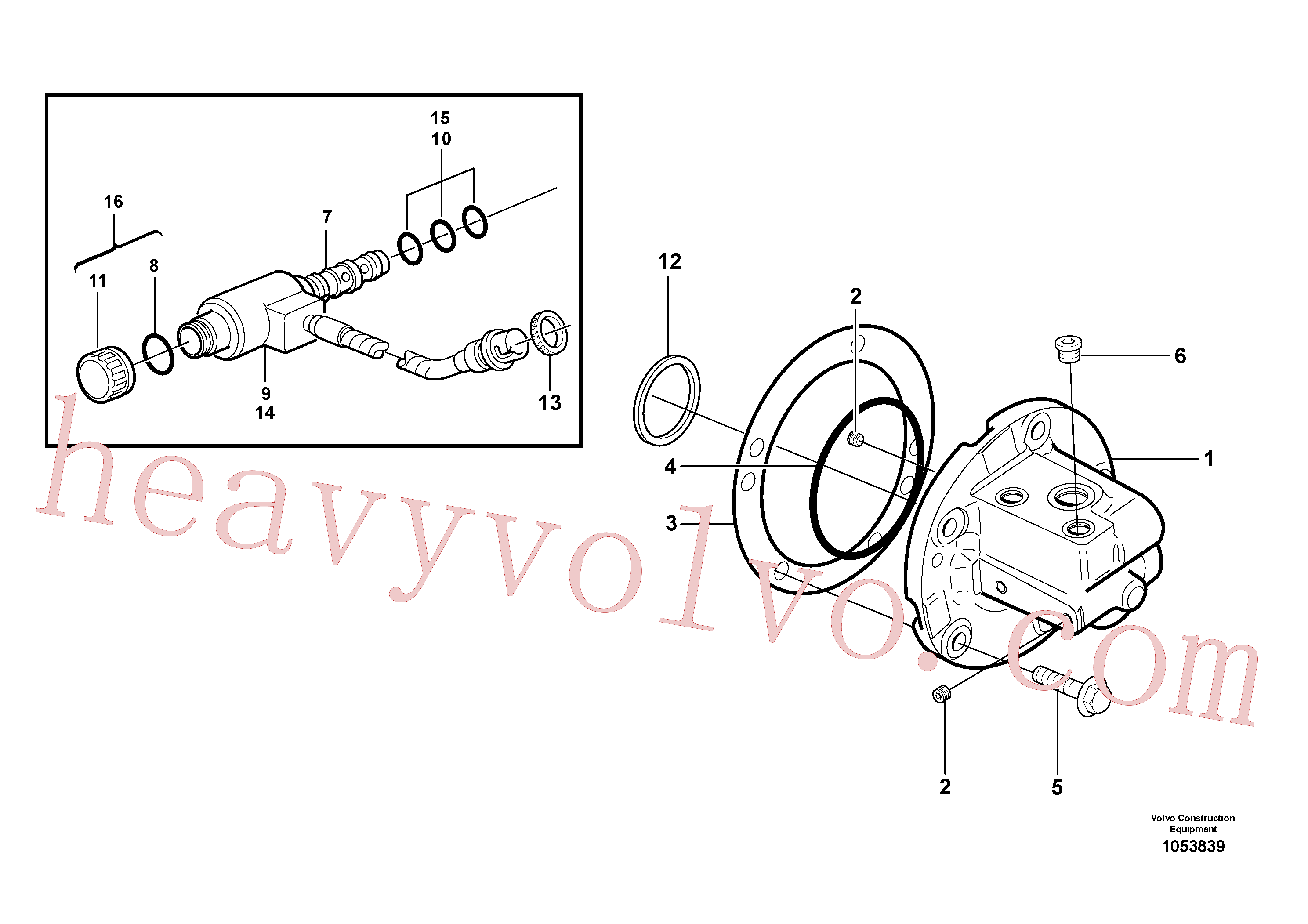 China Made VOE11144019 Solenoid valve parts for Volvo Excavator